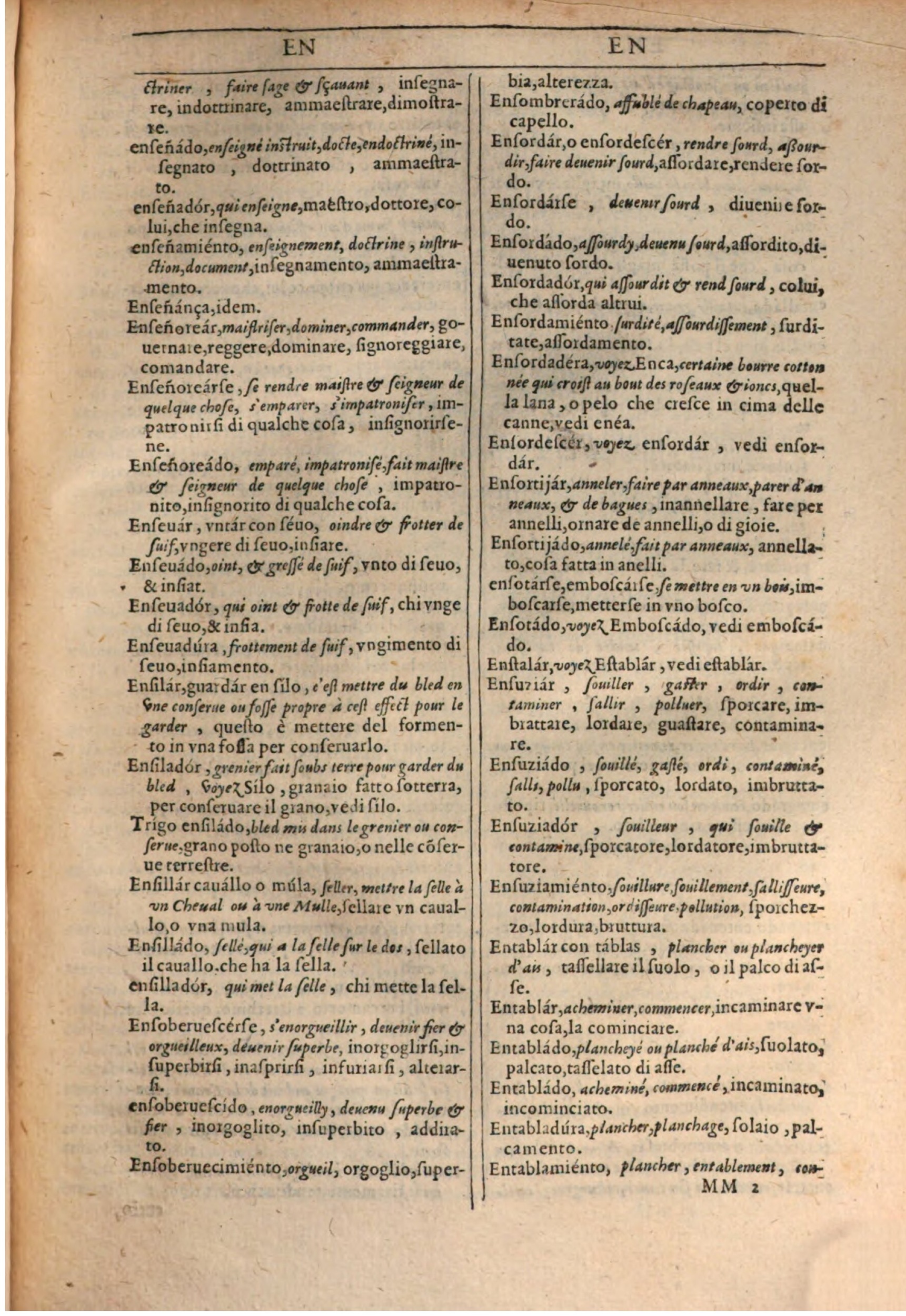 1609 - Philippe Albert et Alexandre Pernet - Trésor des trois langues française, italienne et espagnole (Première partie) - BSB Munich 1609 - Philippe Albert et Alexandre Pernet - Trésor des trois langues française, italienne et espagnole (Première partie) - BSB Munich
