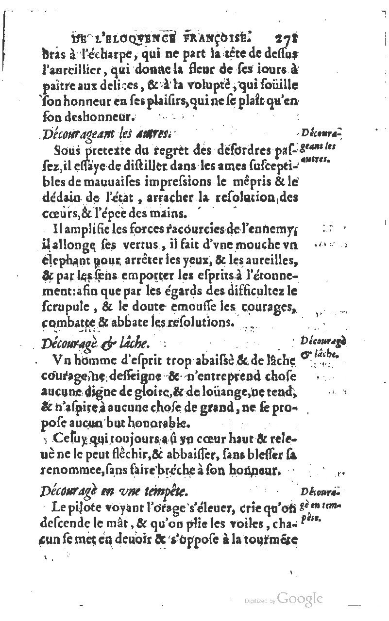 1610 - Louis Coste - Trésor de l’éloquence française (Seconde partie) - BM Lyon