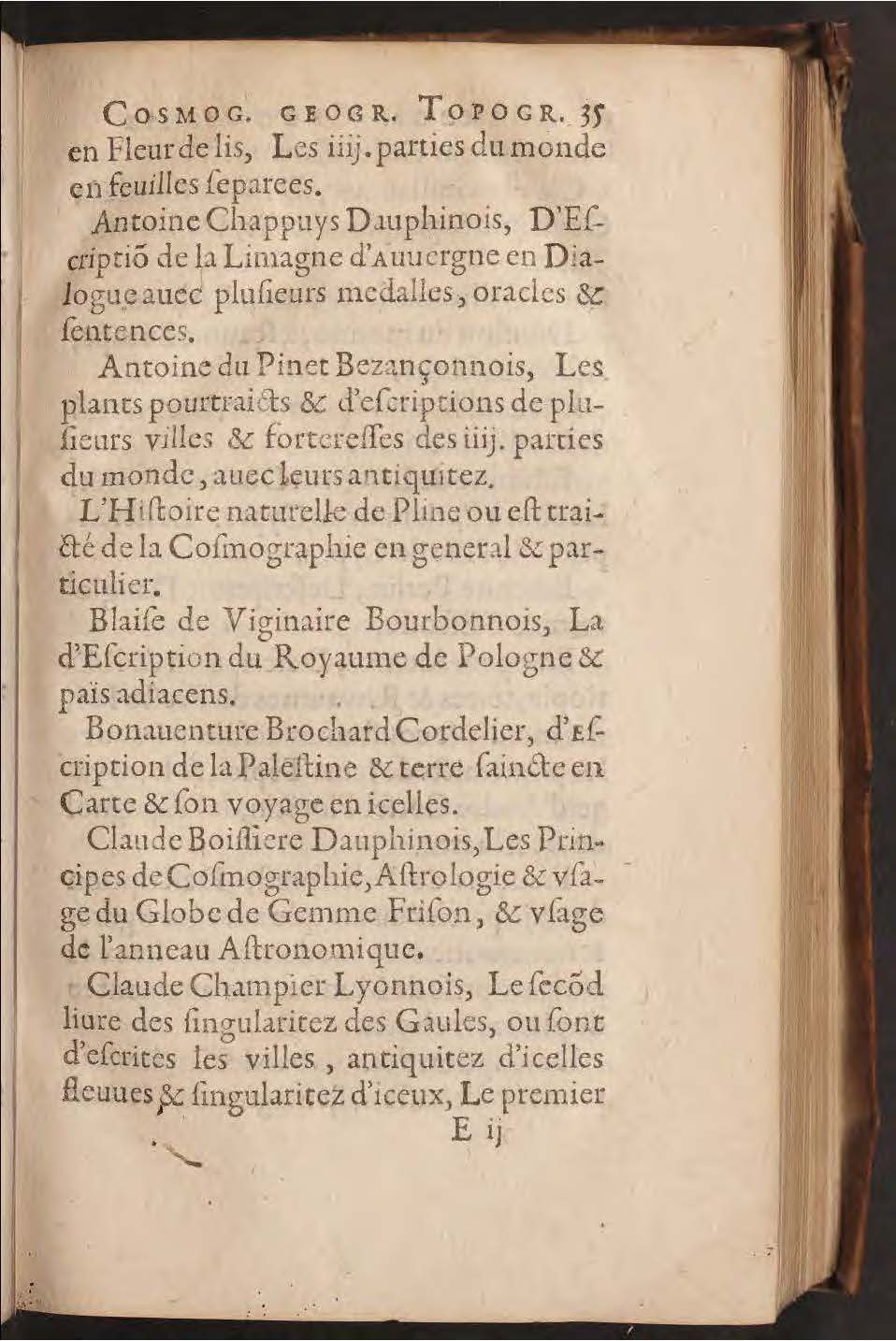 1602 - François Jacquin - Trésor des bons esprits français - BnF Arsenal