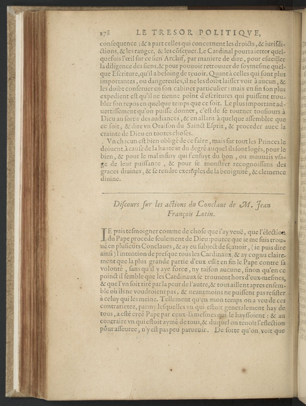 1608 - Nicolas Du Fossé - Trésor politique - BnF Tolbiac
