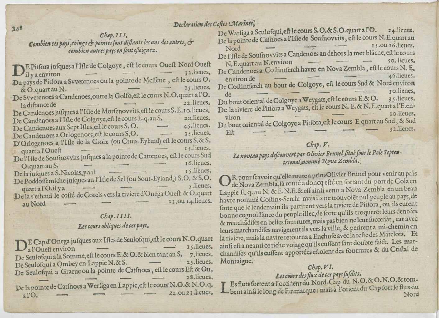 1601 - Bonaventure d’Aseville - Trésorerie ou cabinet de route marinesque - BnF
