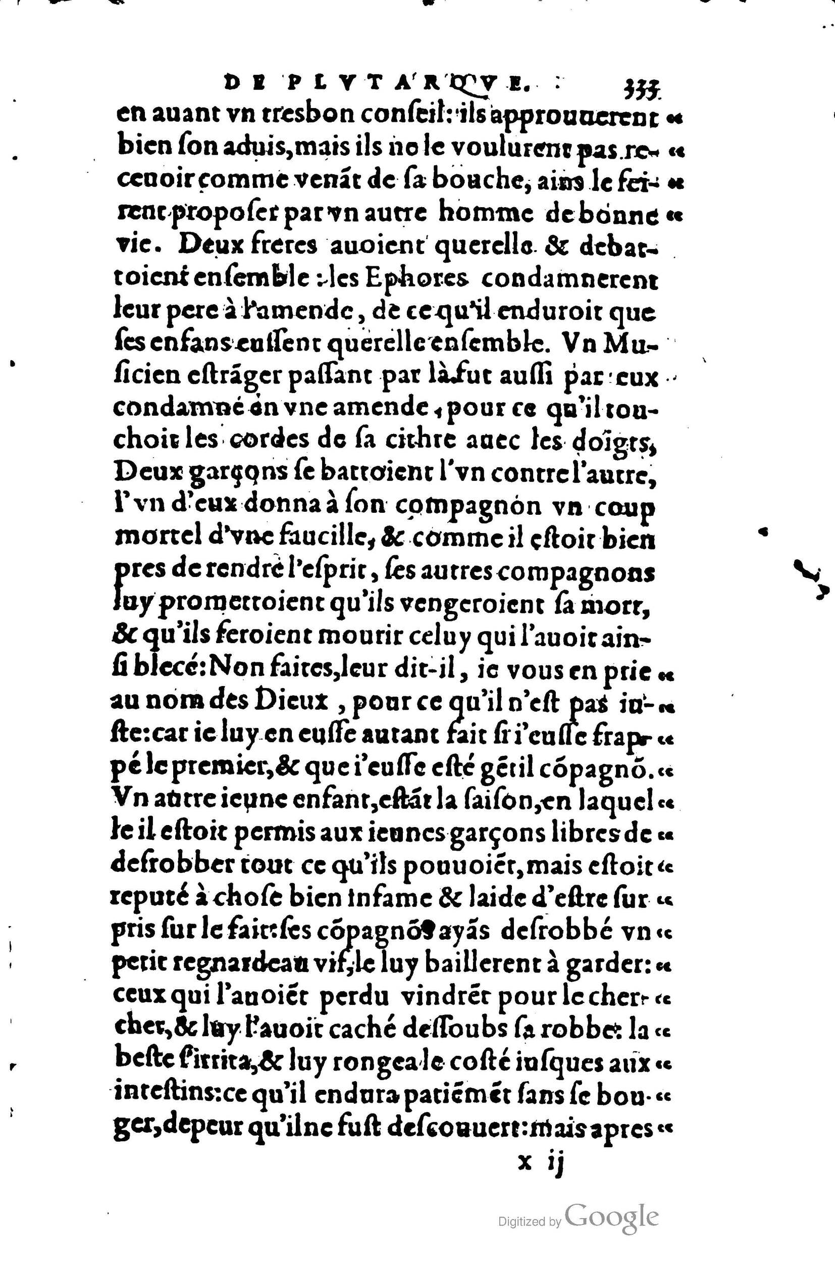 1578 - Jean Poupy - Trésor des morales de Plutarque - BSB Munich