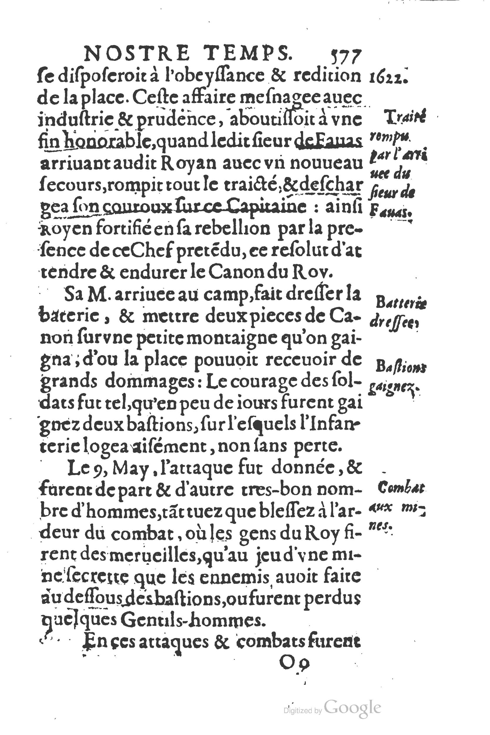 1626 - Joseph Bouillerot - Trésor de l’histoire générale de notre temps - BSB Munich