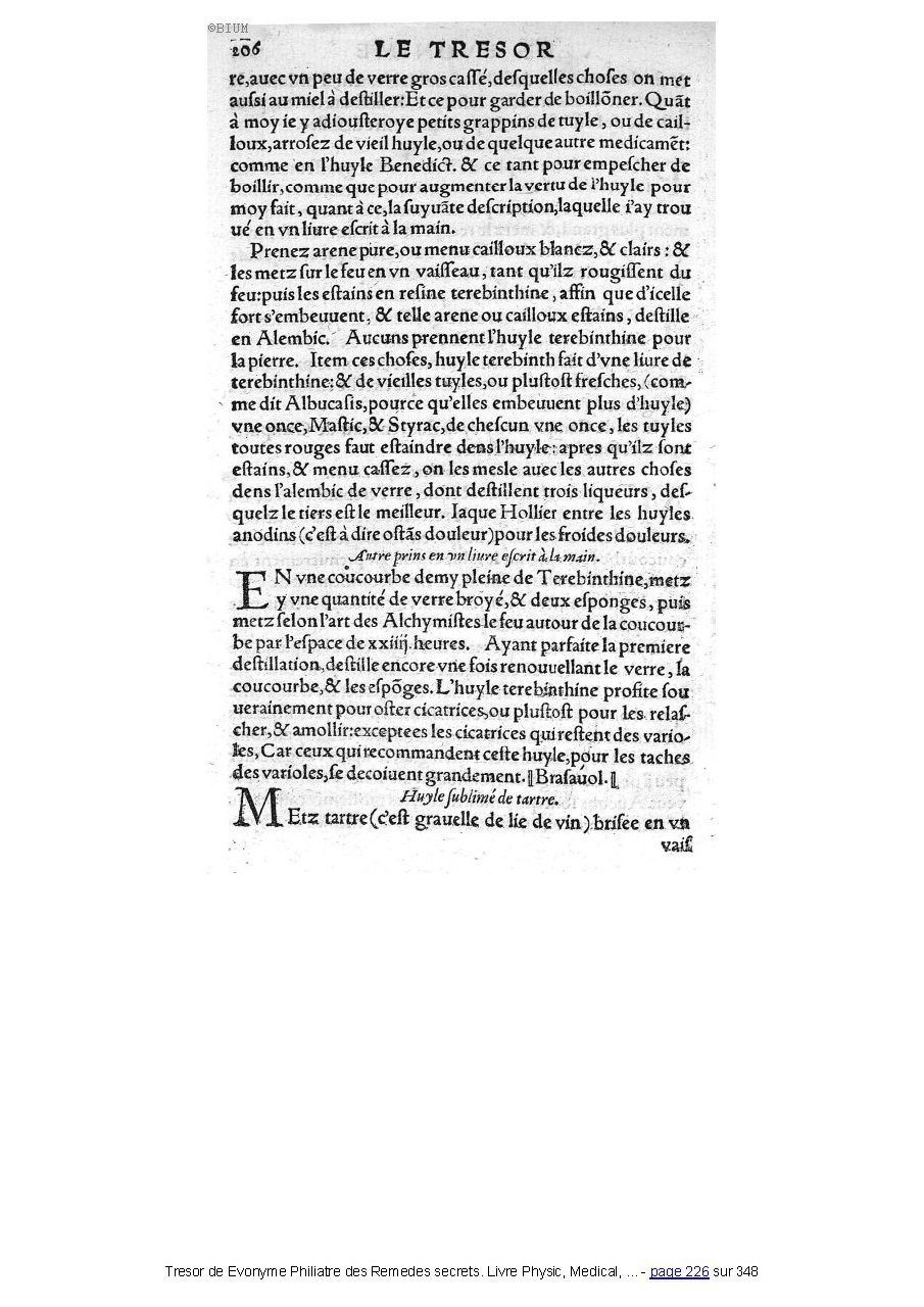 1555 - Balthazar Arnoullet - Trésor d’Évonyme Philiatre - Université Paris Cité