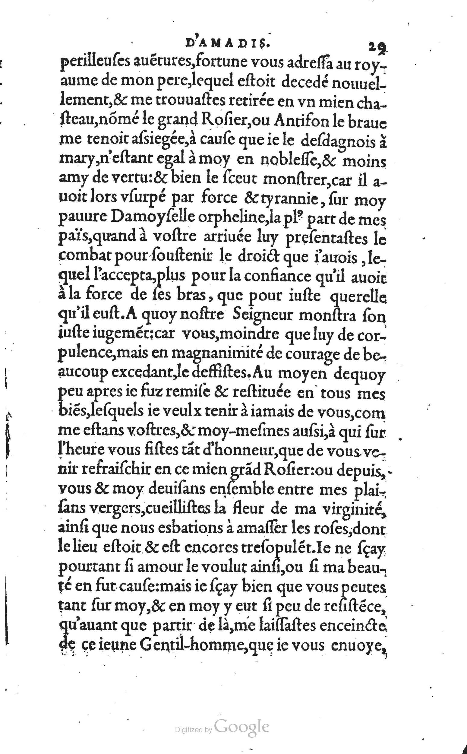 1560 - Vincent Sertenas et Gilles Robinot - Trésor des Amadis - British Library