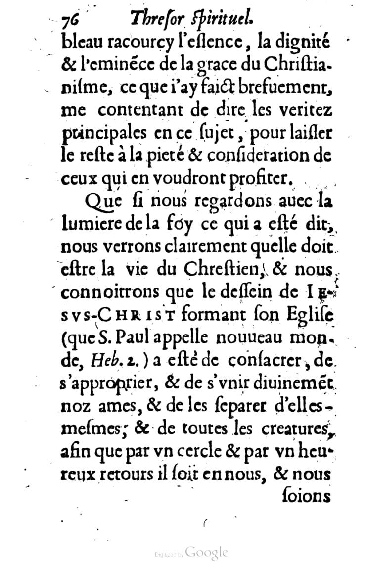1633 - François Waudré - Trésor spirituel contenant les excellences du christianisme - UGent