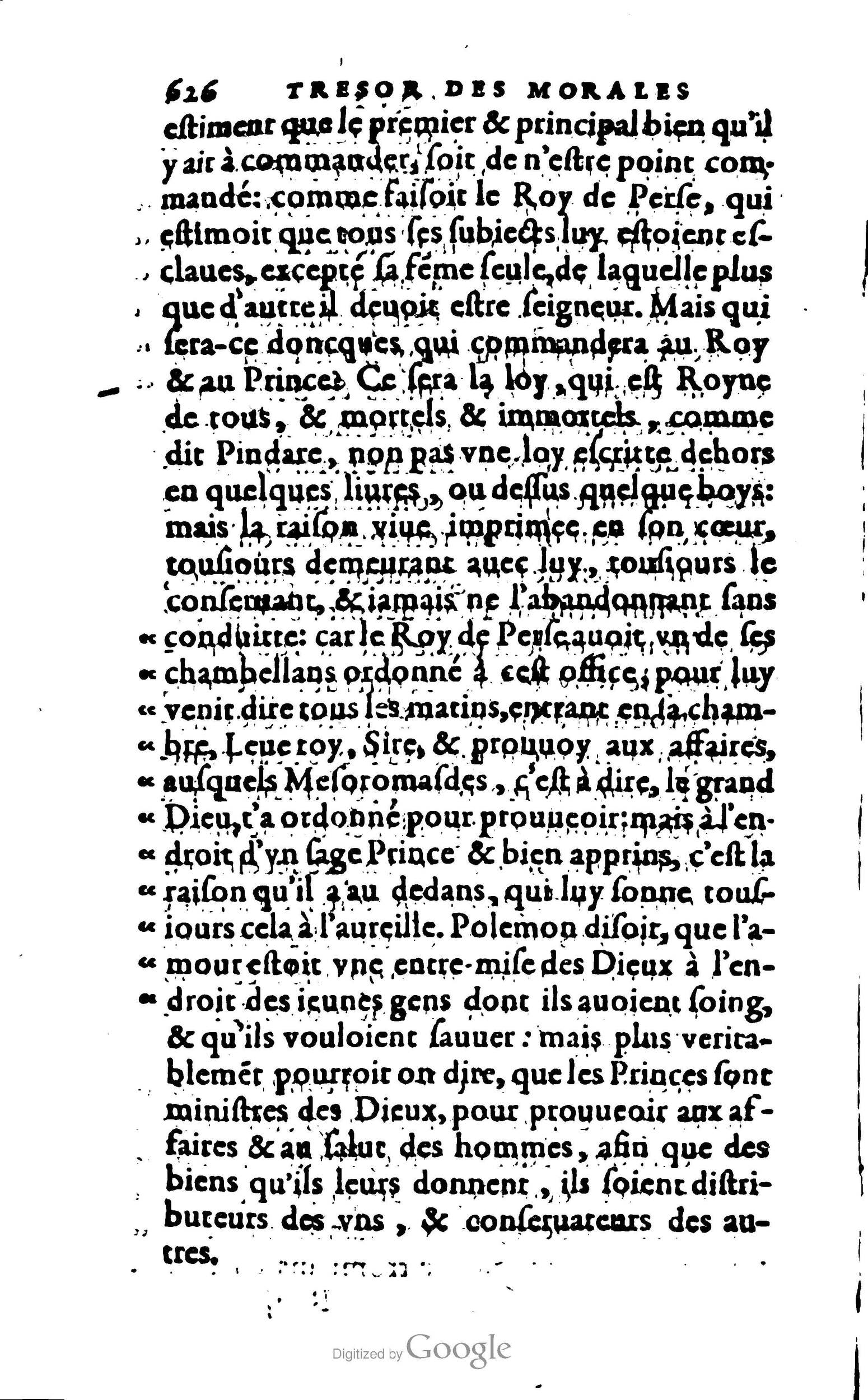 1578 - Jean Poupy - Trésor des morales de Plutarque - BSB Munich