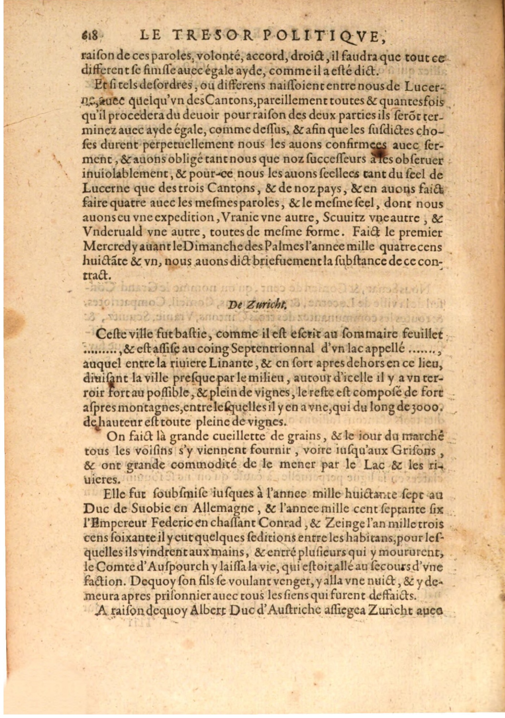 1608 - Nicolas Du Fossé - Trésor politique - BSB Munich