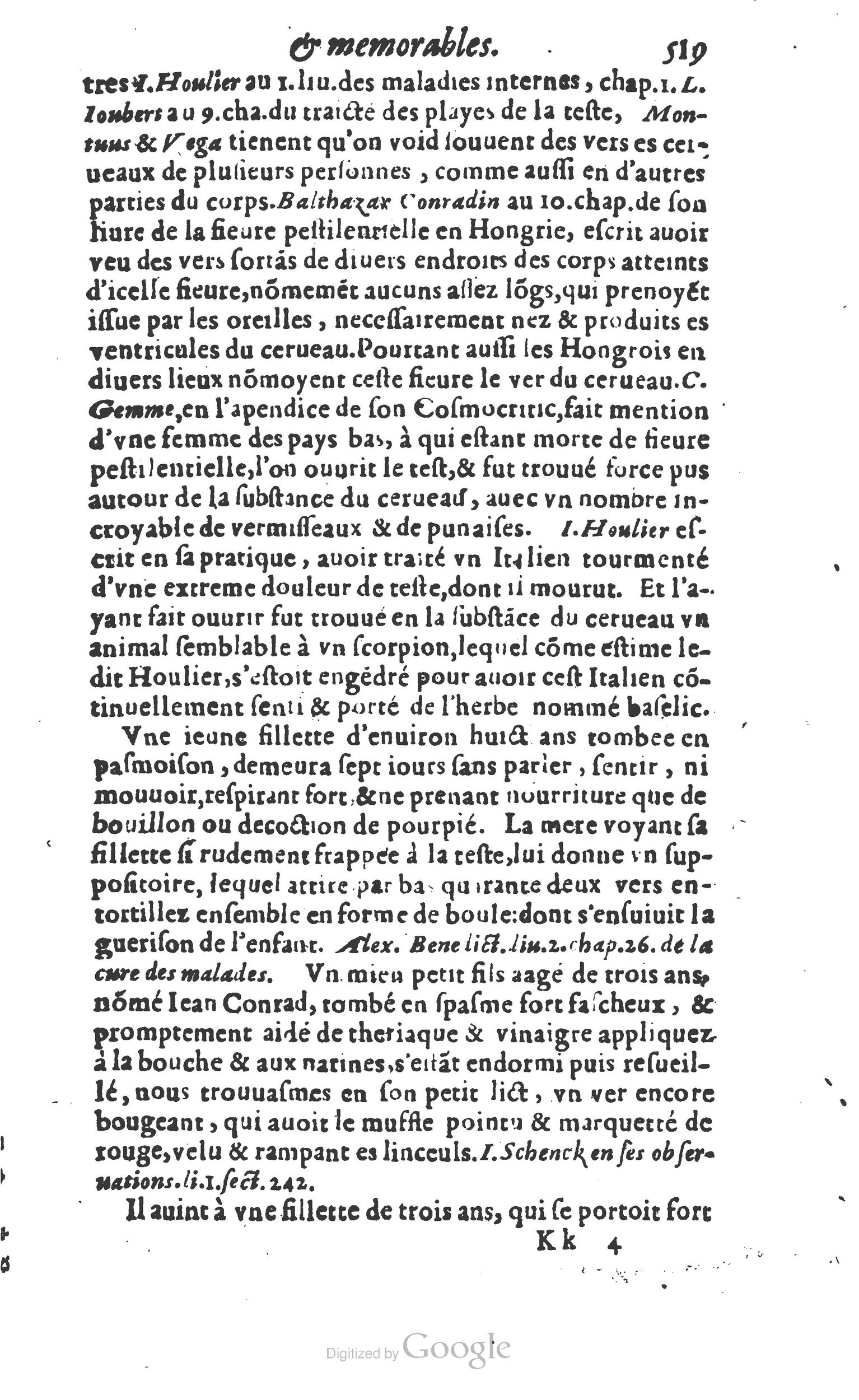 1610 - Paul Marceau - Trésor d’histoires admirables et mémorables - Princeton