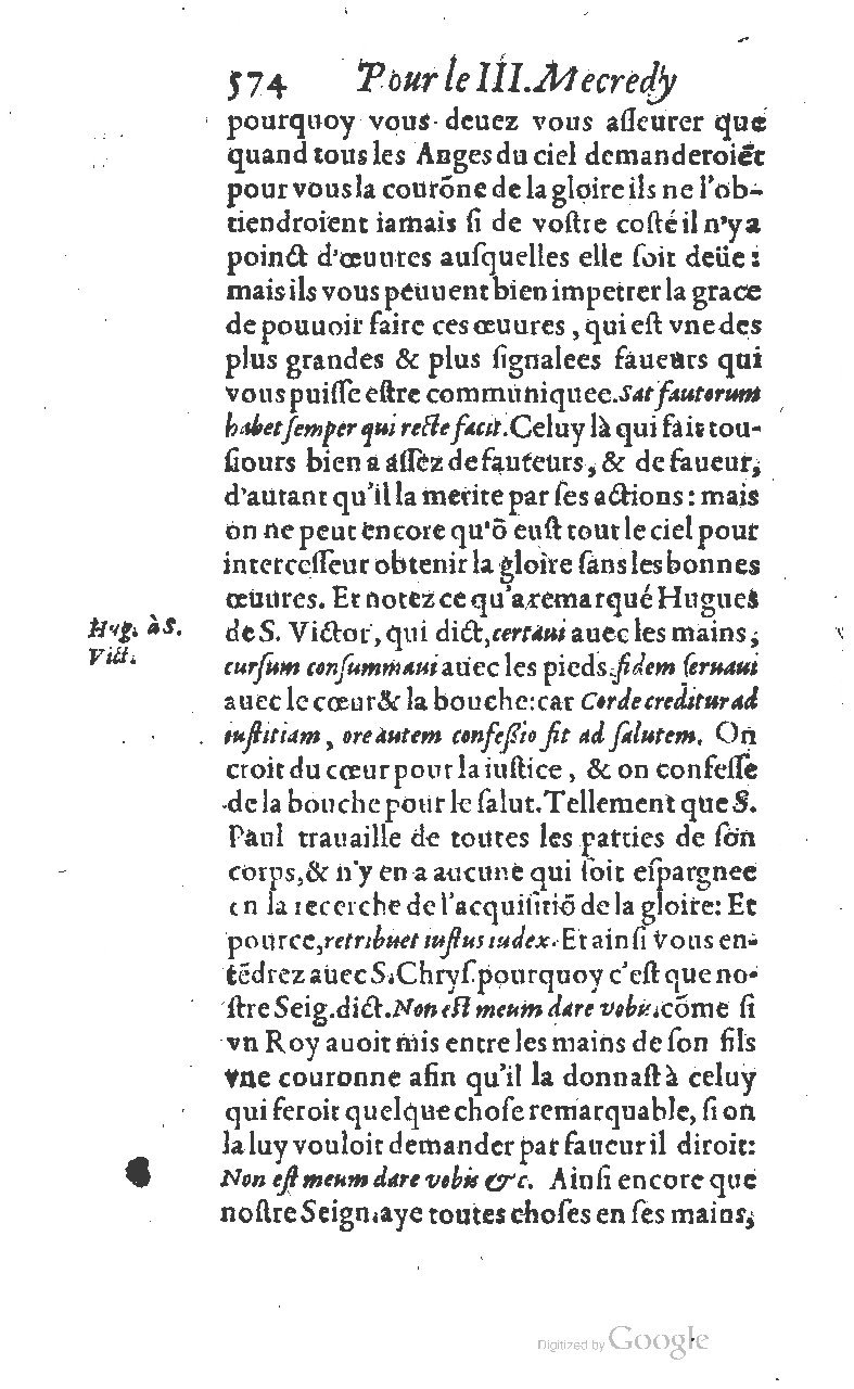 1607 - Nicolas Du Fossé - Trésor quadragésimal - T 01 - BM Lyon
