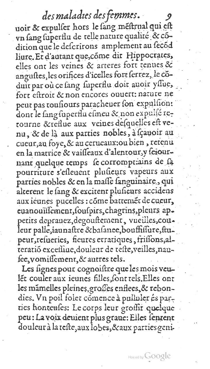 1585 - Jacques du Puis - Trésor des remèdes secrets pour les maladies des femmes - BnF