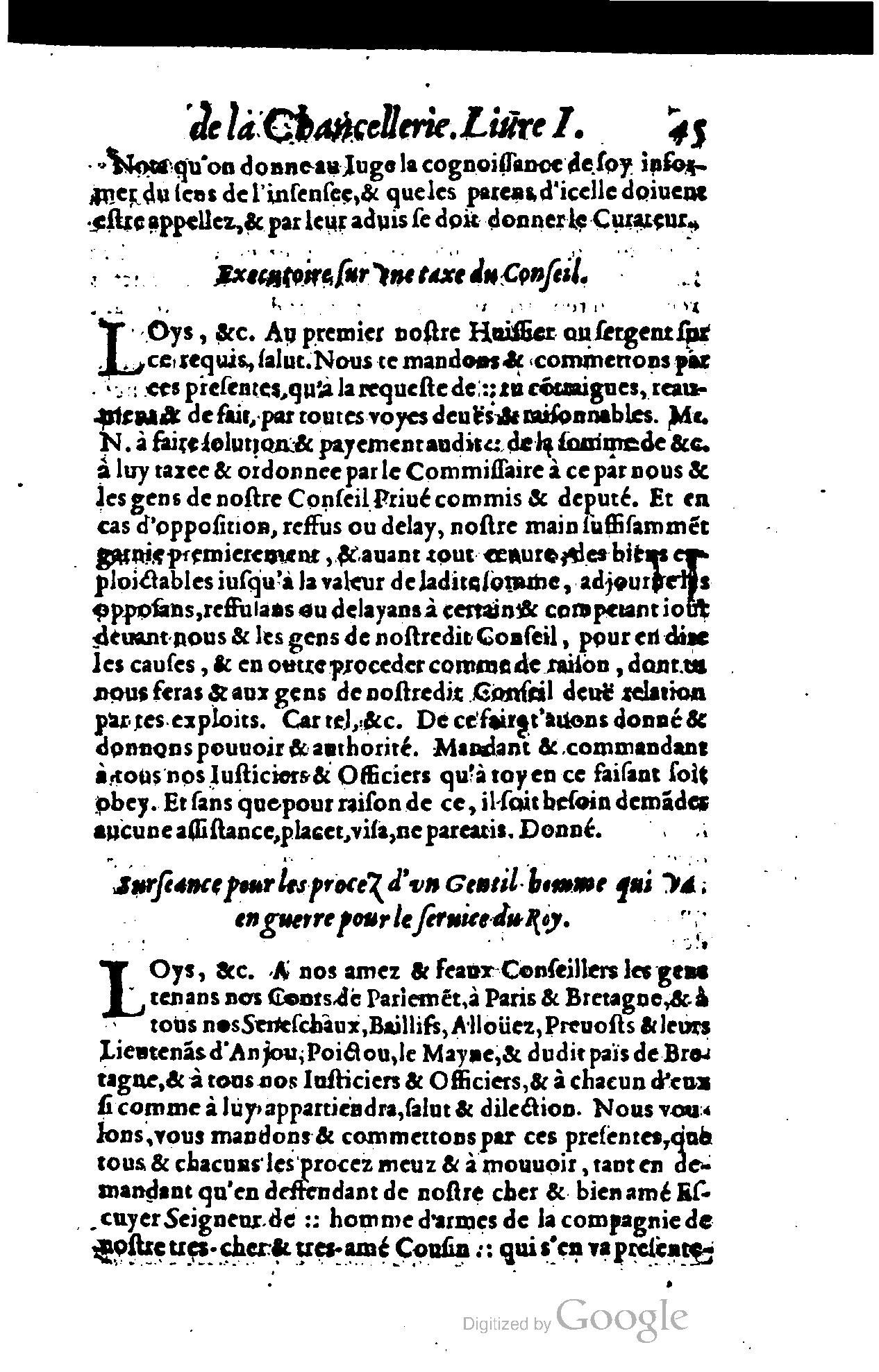 1614 - Jean Richer - Trésor du nouveau style et protocole de la chancellerie de France - BSB Munich