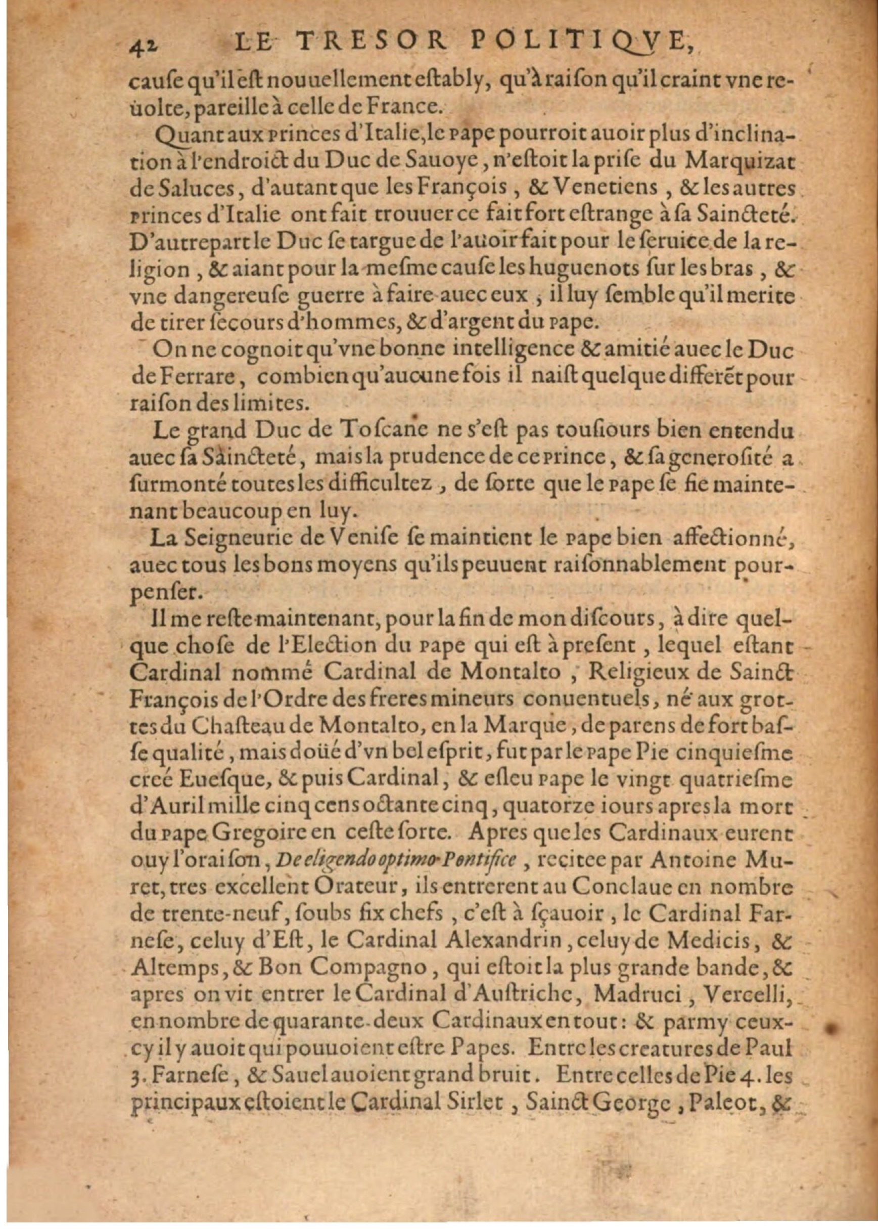 1608 - Pierre Chevalier - Trésor politique - BSB Munich