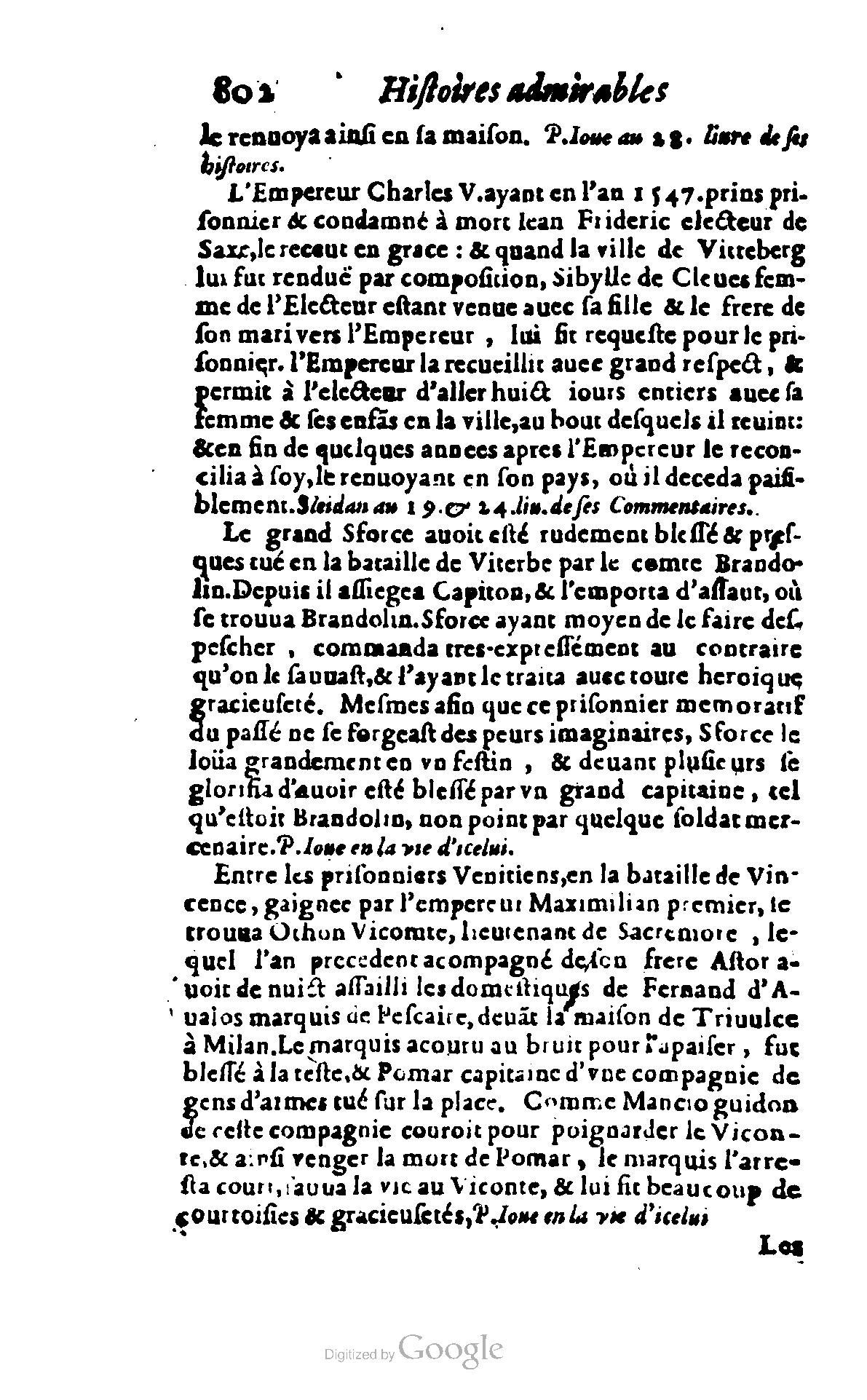 1620 - Samuel Crespin - Trésor d’histoires admirables et mémorables - BCU Lausanne