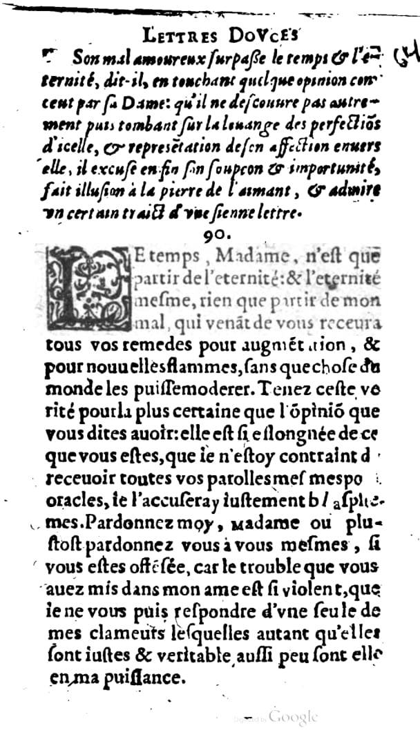 1624 - Nicolas Oudot - Trésor des lettres douces et amoureuses - BNC Florence