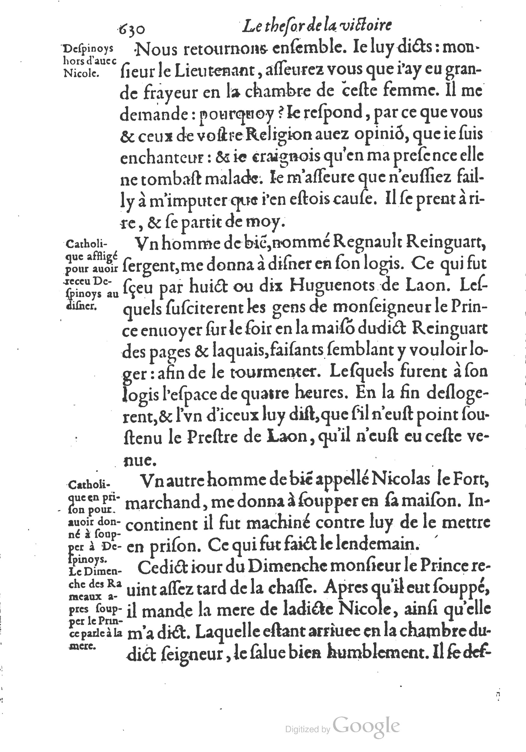 1578 - Nicolas Chesneau - Trésor et entière histoire de la triomphante victoire du corps de Dieu sur l’esprit malin - British Library 1578 - Nicolas Chesneau - Trésor et entière histoire de la triomphante victoire du corps de Dieu sur l’esprit malin - British Library