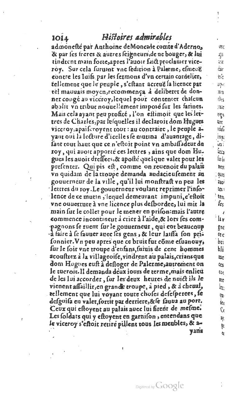 1610 - Paul Marceau - Trésor d’histoires admirables et mémorables - BSB Munich 1610 - Paul Marceau - Trésor d’histoires admirables et mémorables - BSB Munich