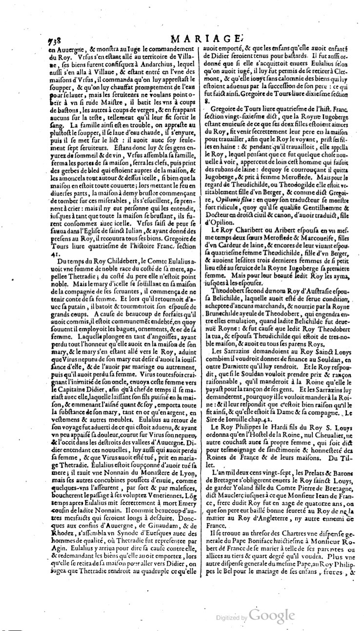 1629 - Veuve Nicolas Buon - Trésor du droit français (21754 T. 2) - BM Lyon