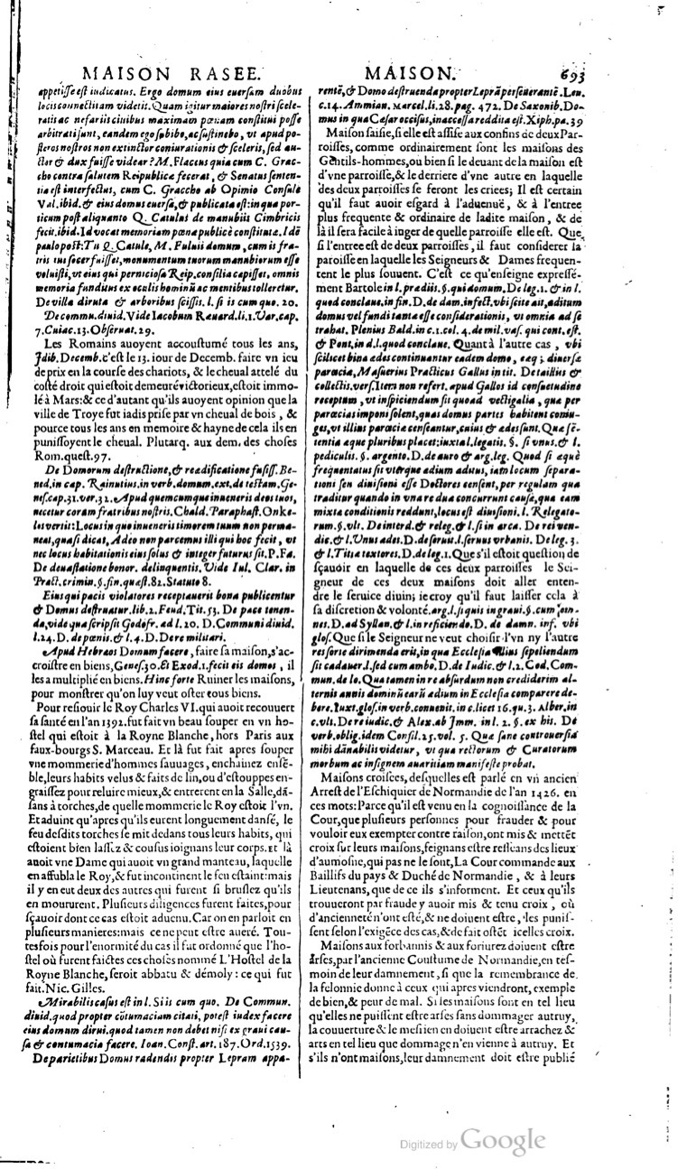 1629 - Veuve Nicolas Buon - Trésor du droit français (21754 T. 2) - BM Lyon