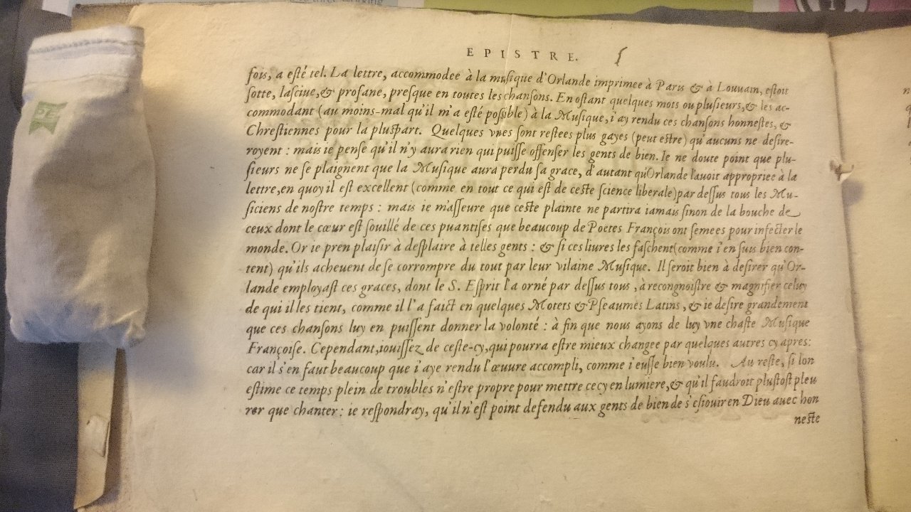 1594 - [Pierre de Saint-André] - Trésor de musique d’Orlande de Lassus, Contratenor - British Library
