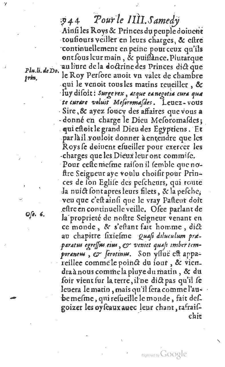 1607 - Nicolas Du Fossé - Trésor quadragésimal - T 01 - BM Lyon