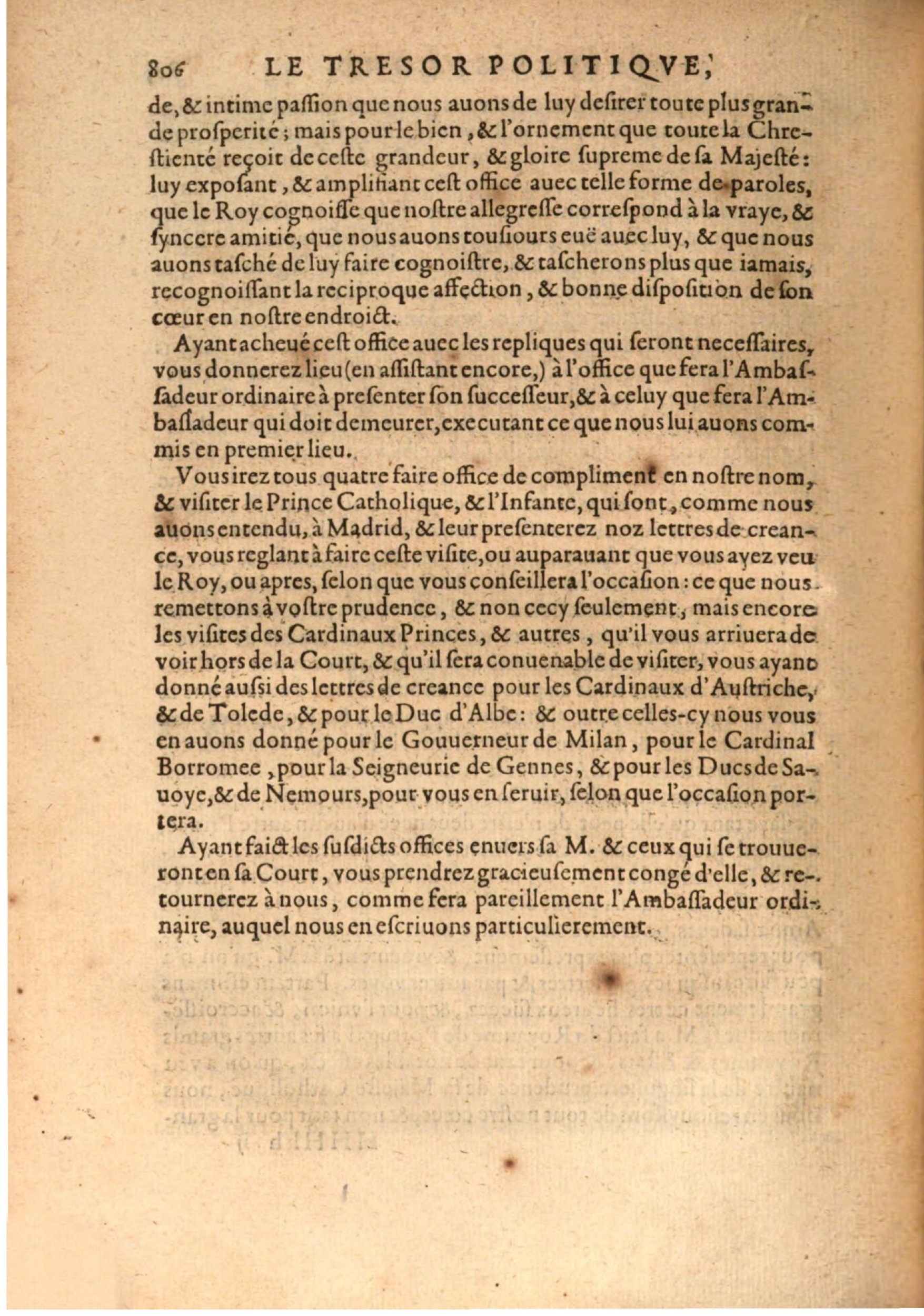 1608 - Nicolas Du Fossé - Trésor politique - BSB Munich