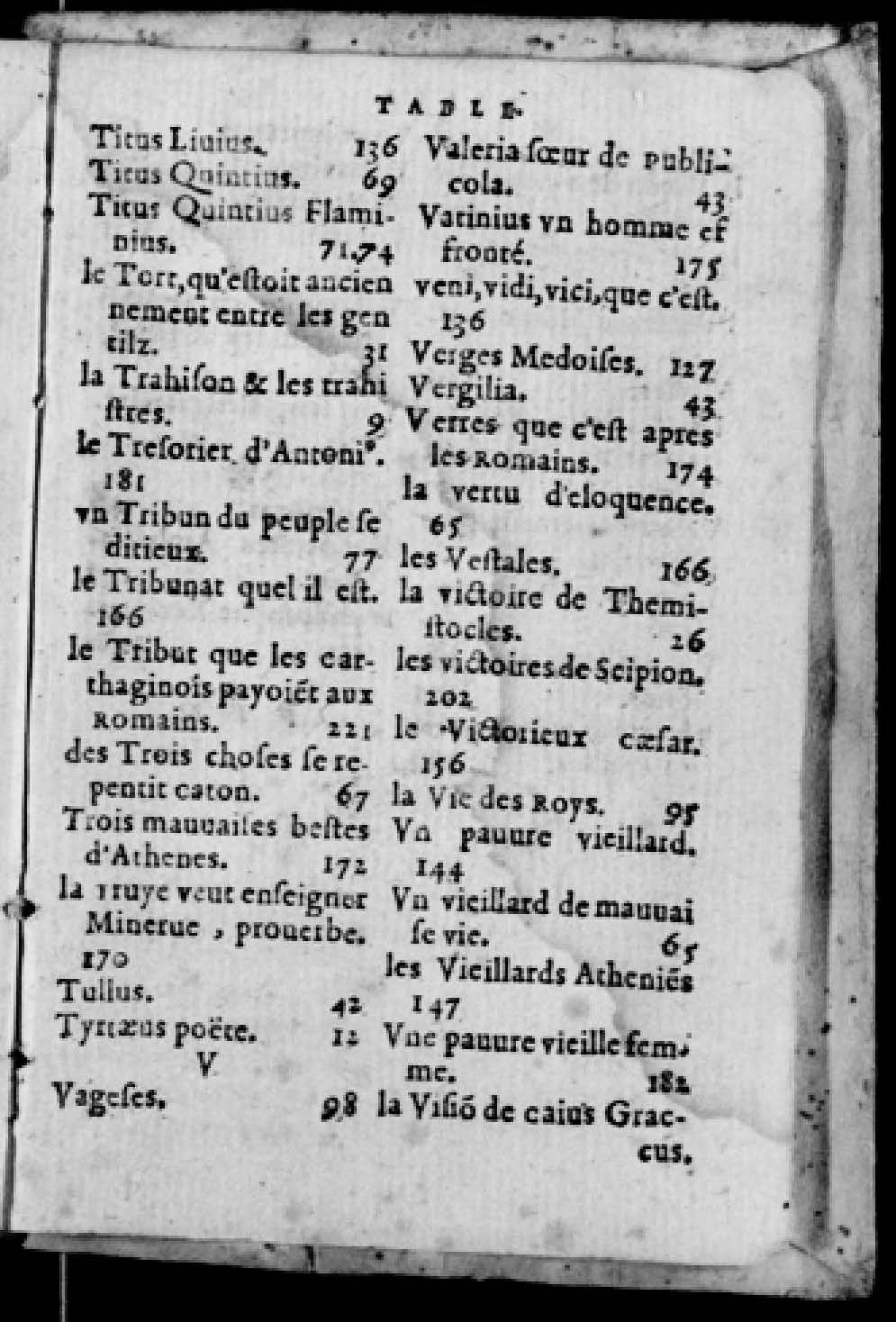 1574 - Benoît Rigaud - Trésor des vies de Plutarque - Avignon