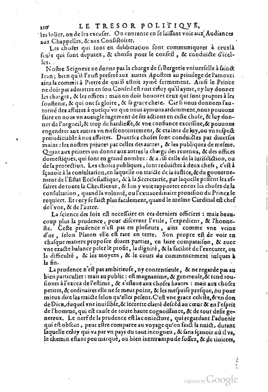 1611 - Pierre Chevalier - Trésor politique - UGent
