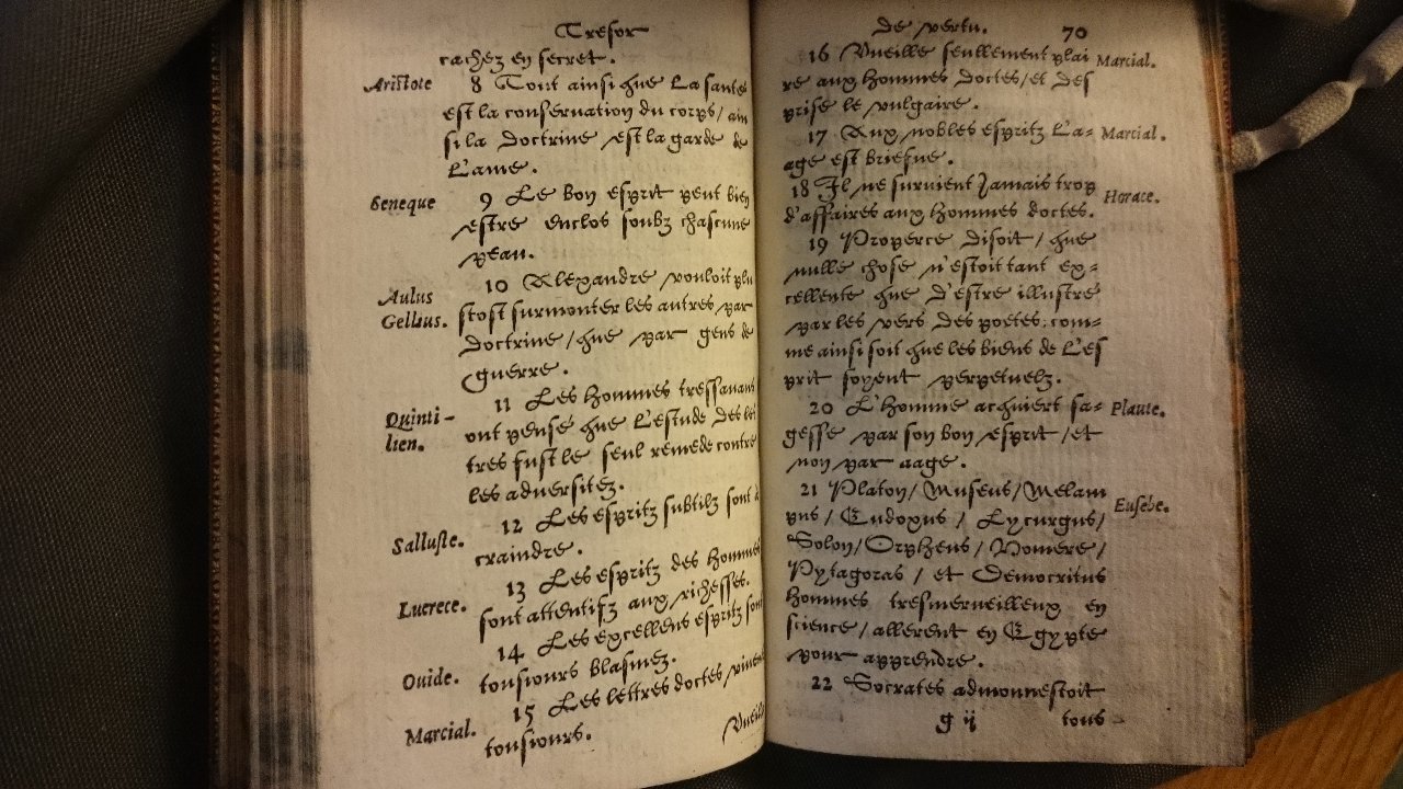 1560 - Jean Bellère - Trésor de vertu - British Library