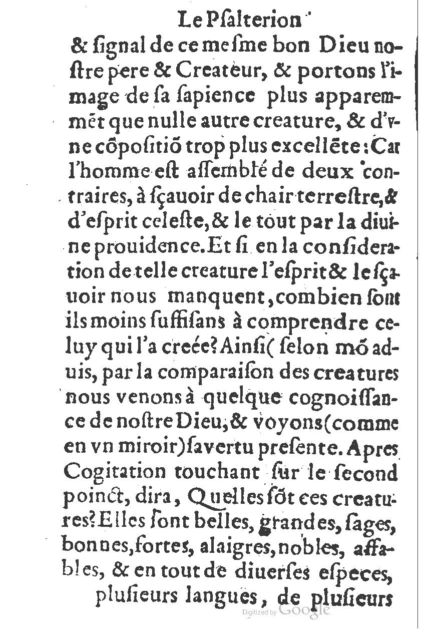 1578 - Guillaume Chaudière - Trésor de dévotion traitant de plusieurs belles vertus - BM Lyon