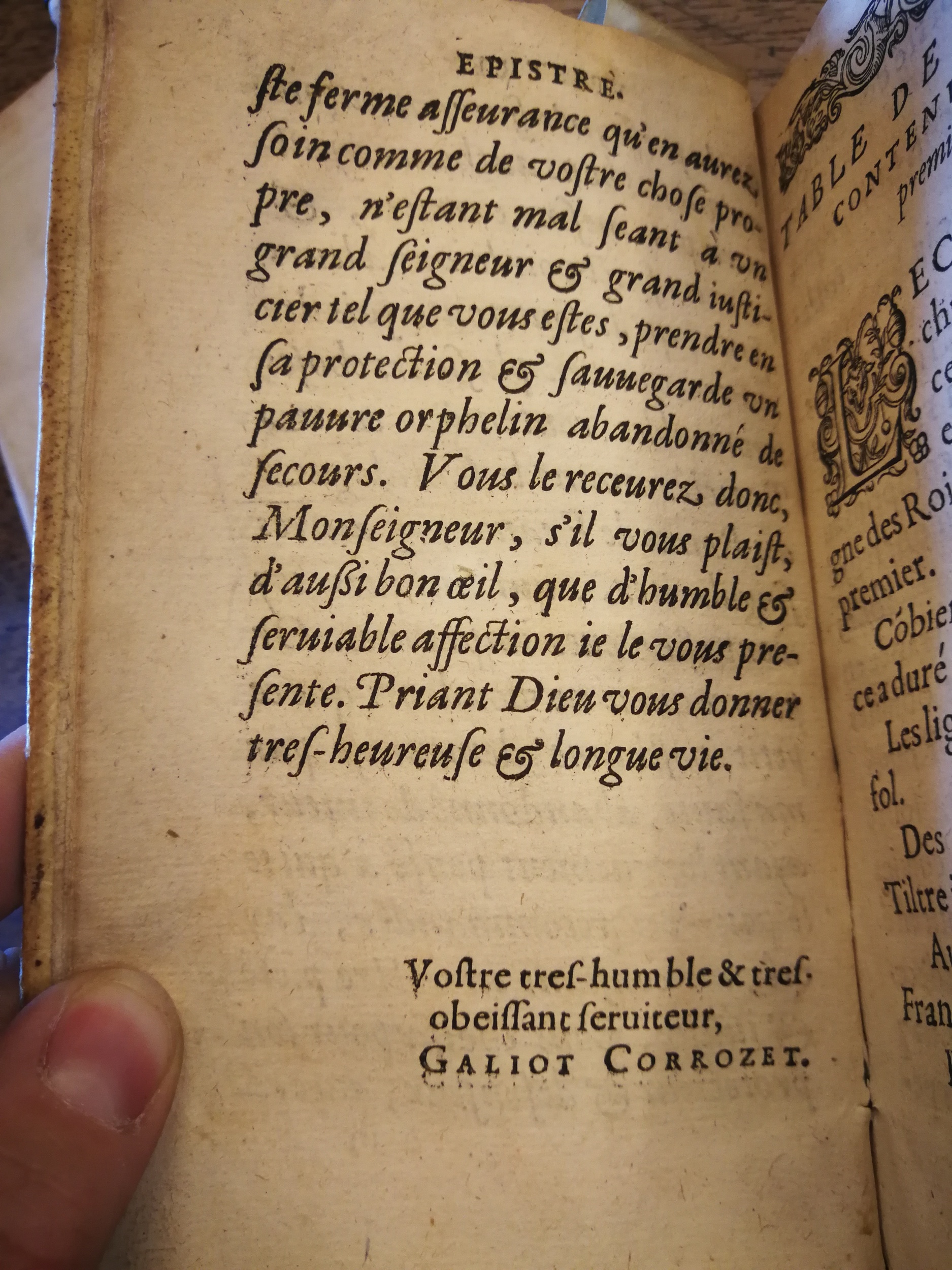 1604 - Galiot Corrozet - Trésor des histoires de France - BNC Florence