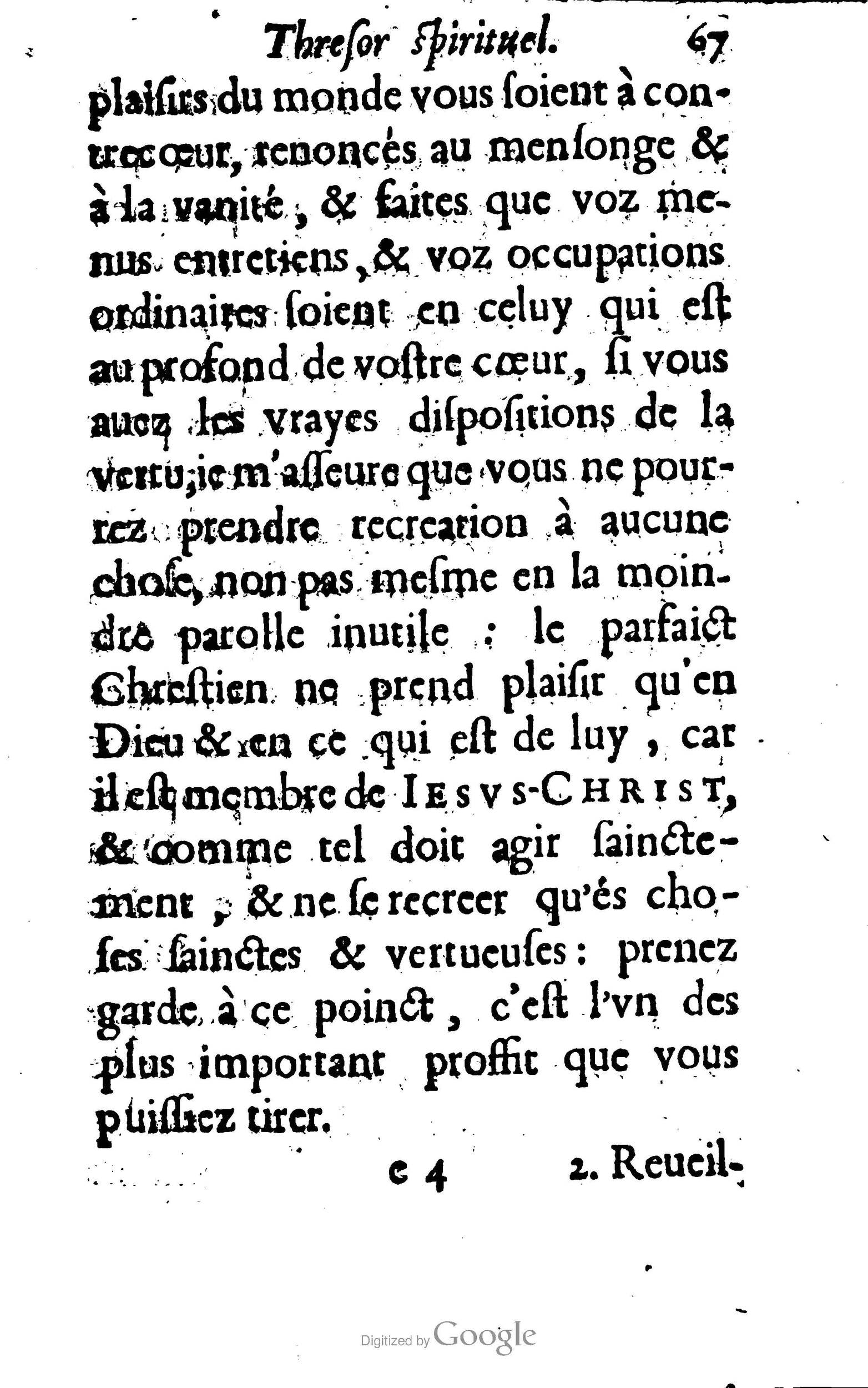 1633 - François Waudré - Trésor spirituel contenant les excellences du christianisme - BM Lyon 1633 - François Waudré - Trésor spirituel contenant les excellences du christianisme - BM Lyon