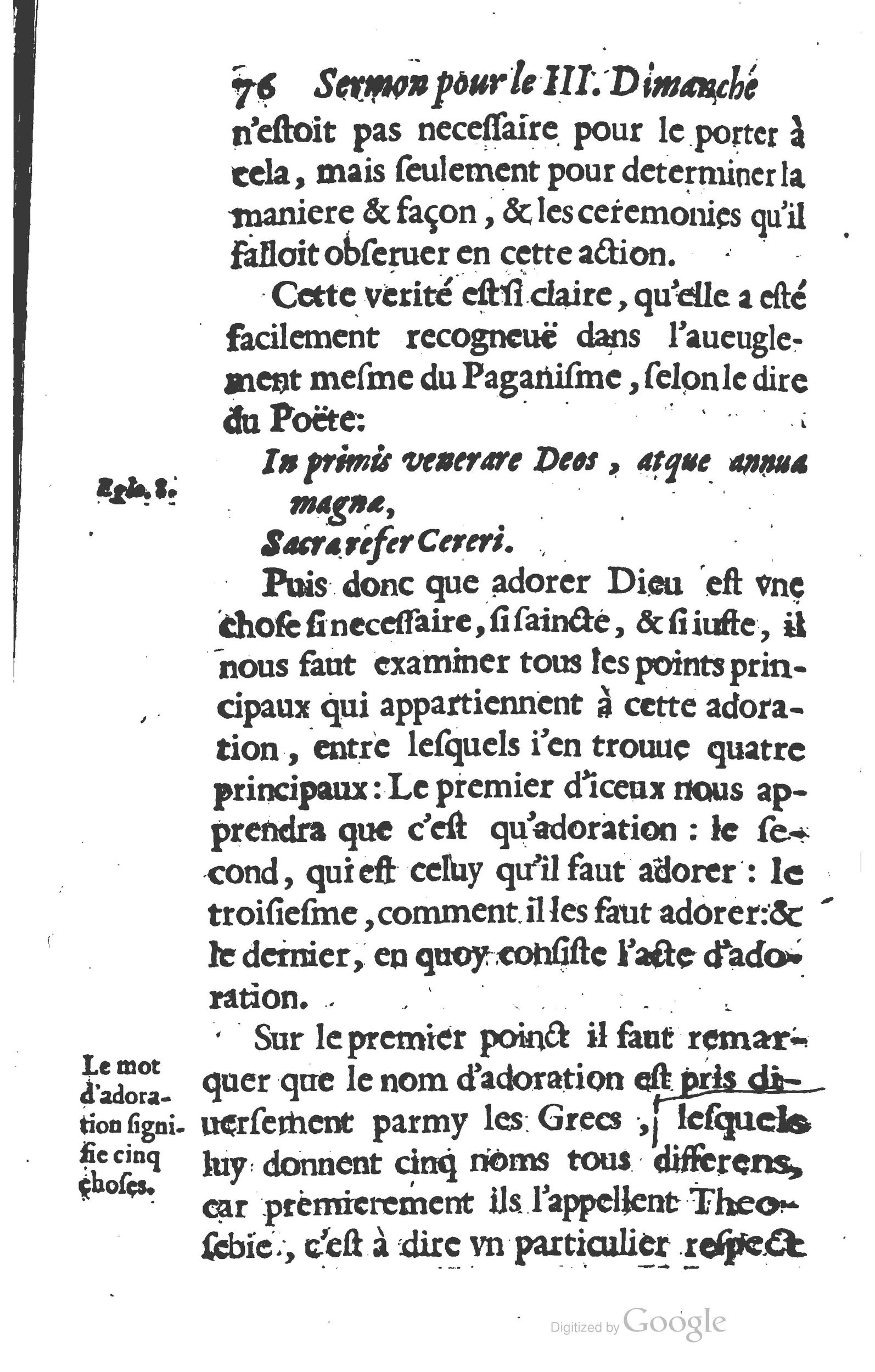 1629 - Manassés de Préaulx - Sermons ou Trésors de la piété chrétienne - BM Lyon