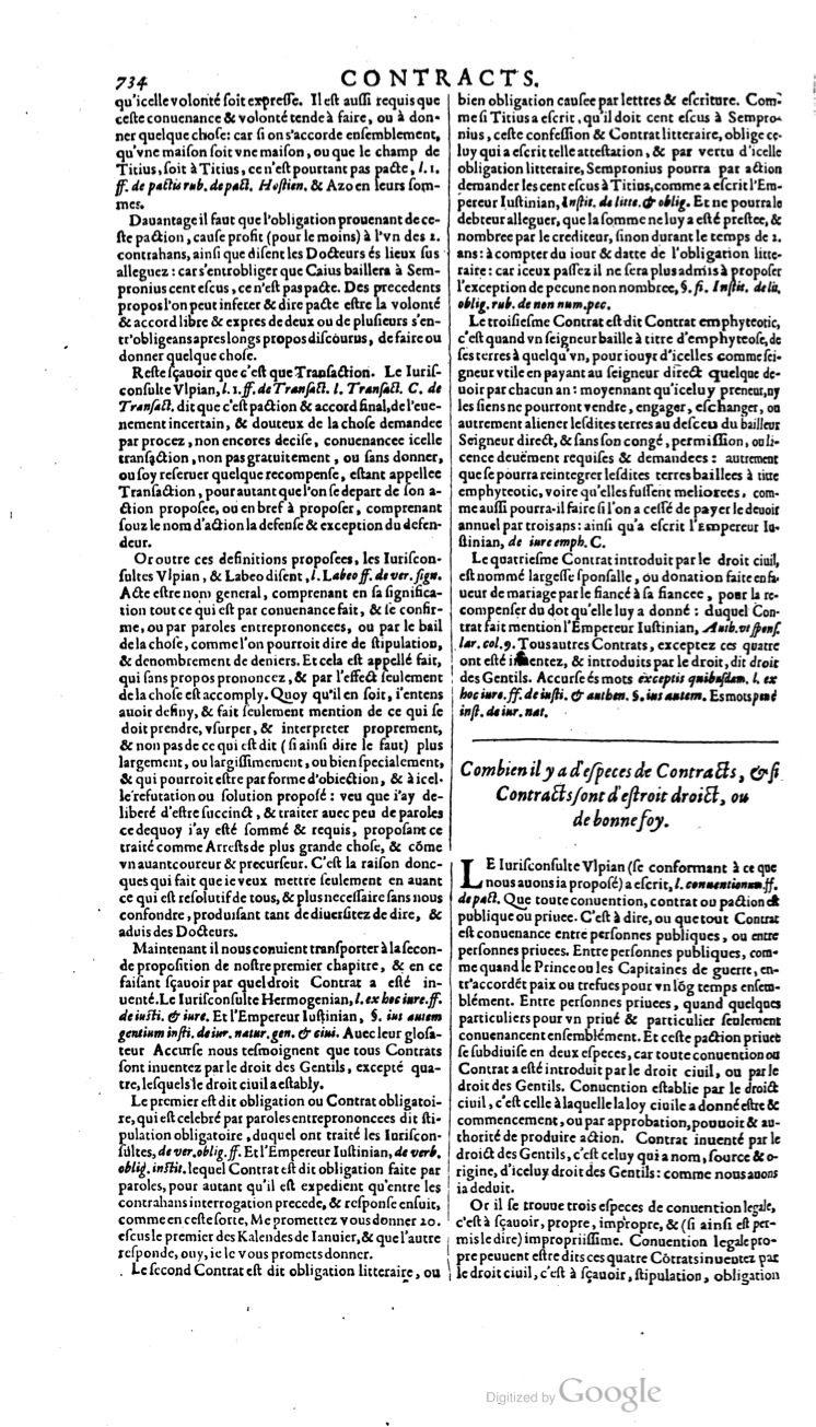 1629 - Veuve Nicolas Buon - Trésor du droit français (21754 T. 1) - BM Lyon