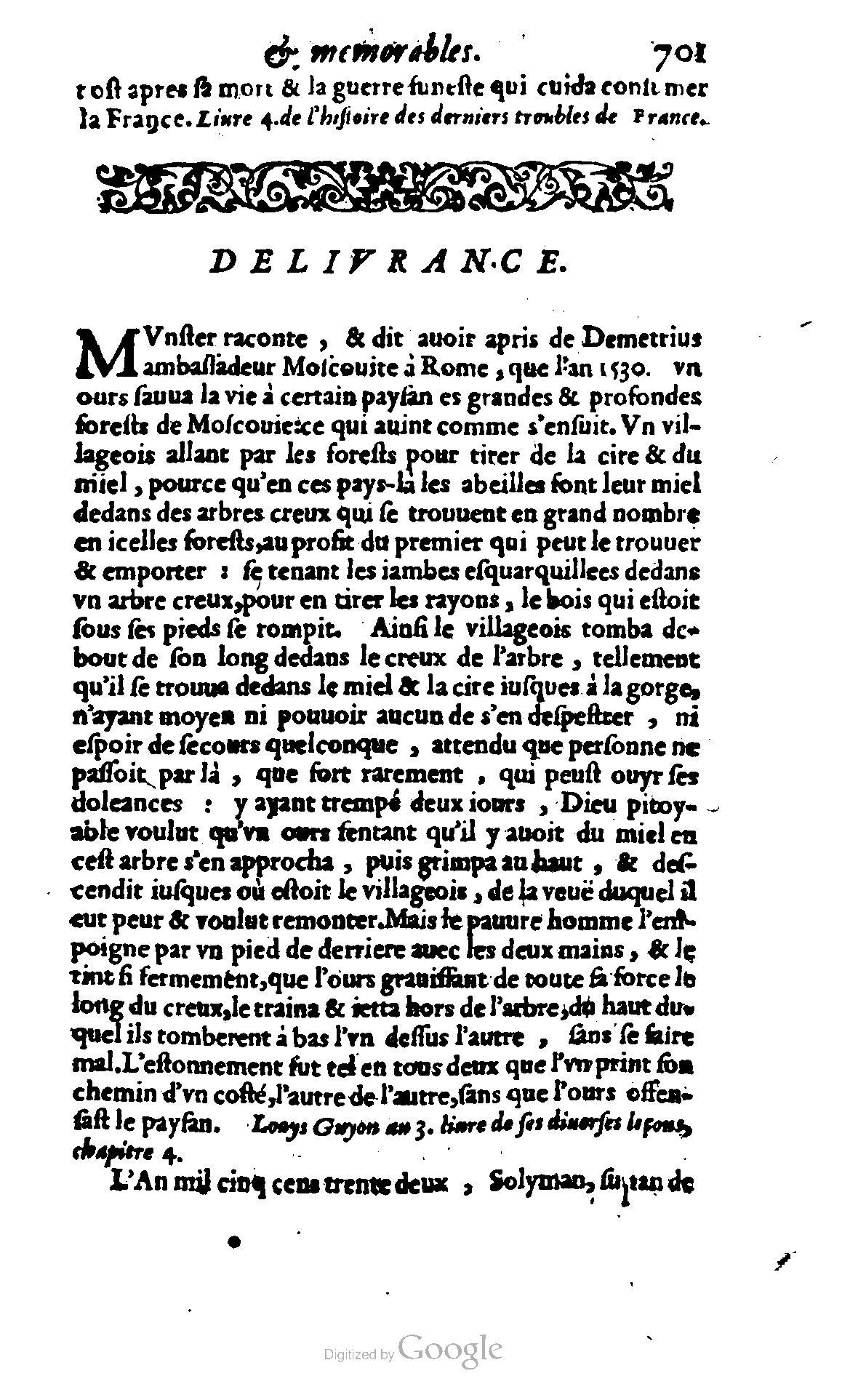 1620 - Samuel Crespin - Trésor d’histoires admirables et mémorables - BCU Lausanne