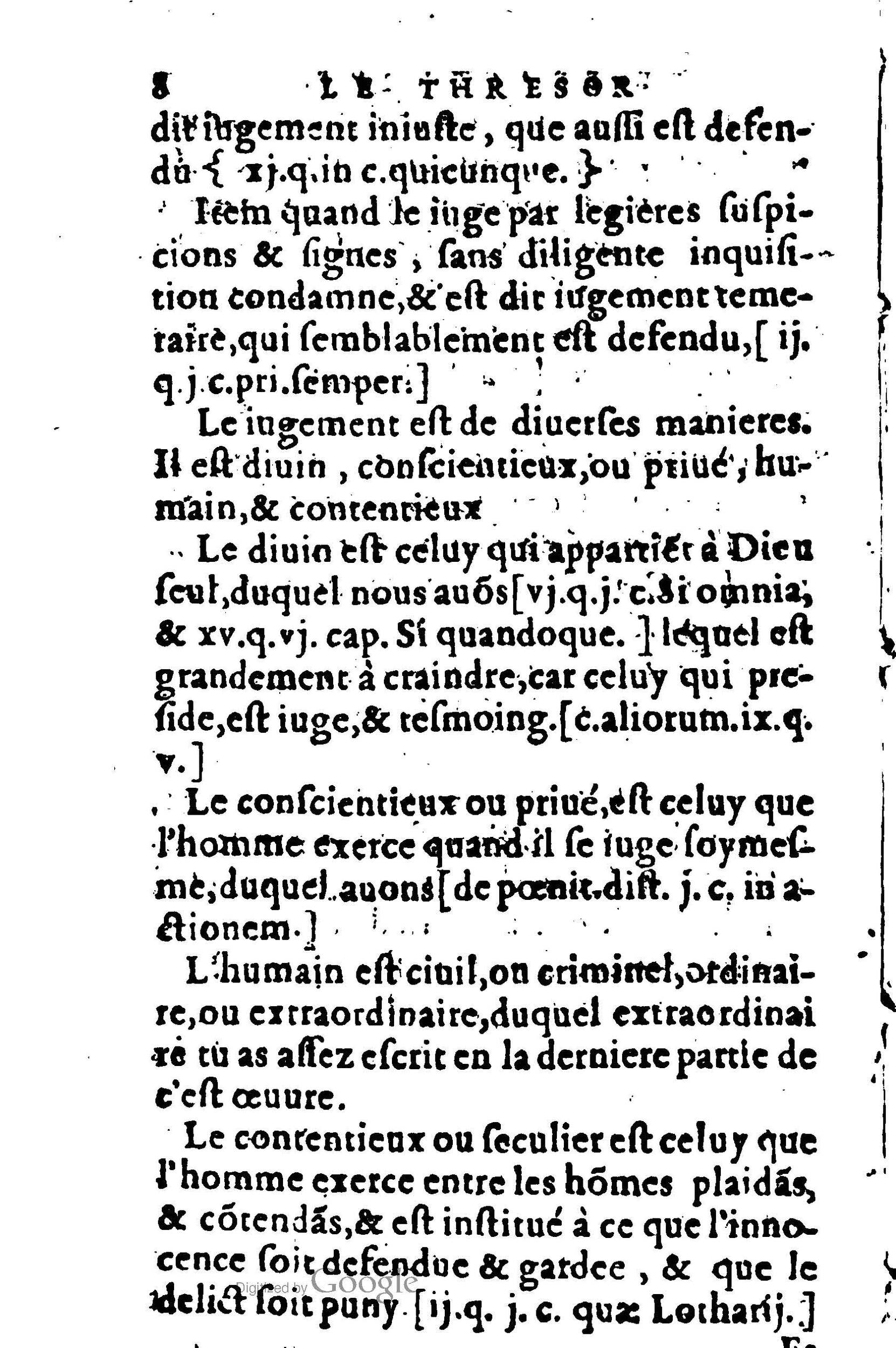 1605 - Pierre Rigaud - Trésor de pratique pour les juges - BM Lyon 1605 - Pierre Rigaud - Trésor de pratique pour les juges - BM Lyon