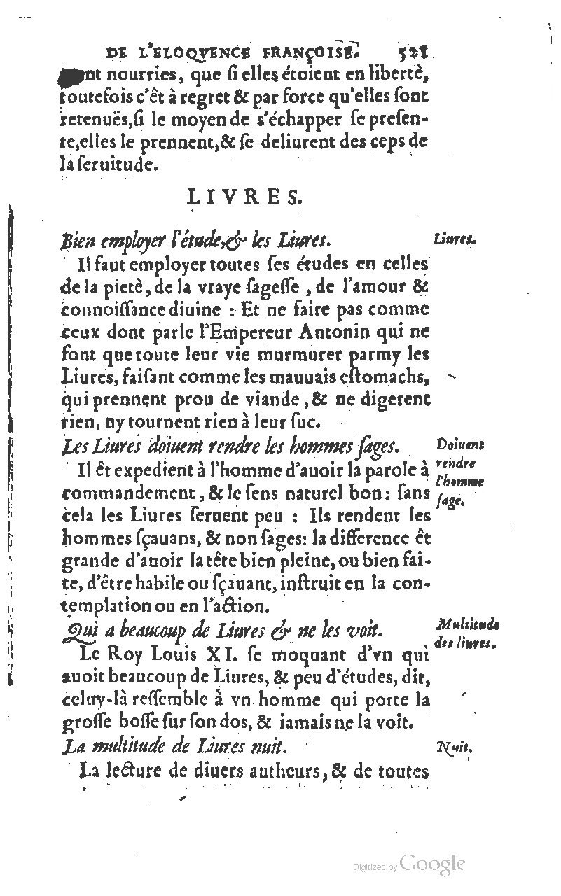 1610 - Louis Coste - Trésor de l’éloquence française (Seconde partie) - BM Lyon