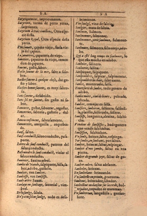 1607 - Marc Orry - Trésor des deux langues espagnole et française (Première et Seconde parties) - ÖNB Wien