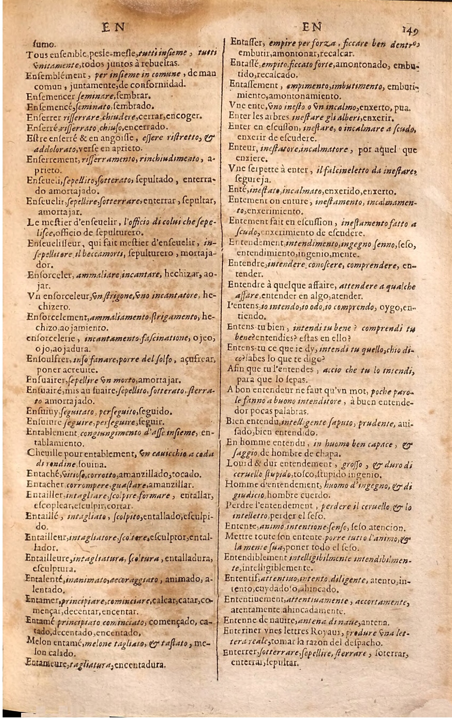 1627 - Jacques Crespin - Trésor des trois langues (Seconde partie) - Regensburg