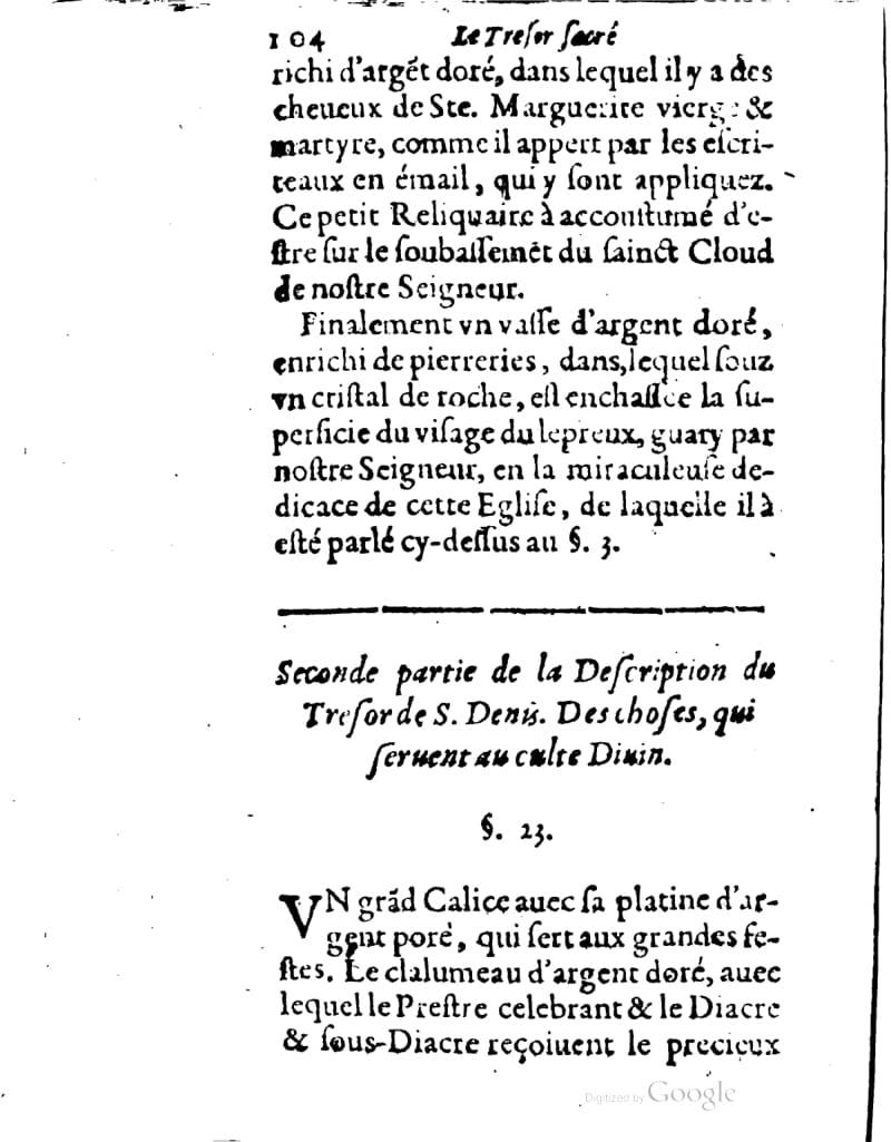 1636 - Jean Billaine - Trésor sacré ou inventaire des saintes reliques - British Library