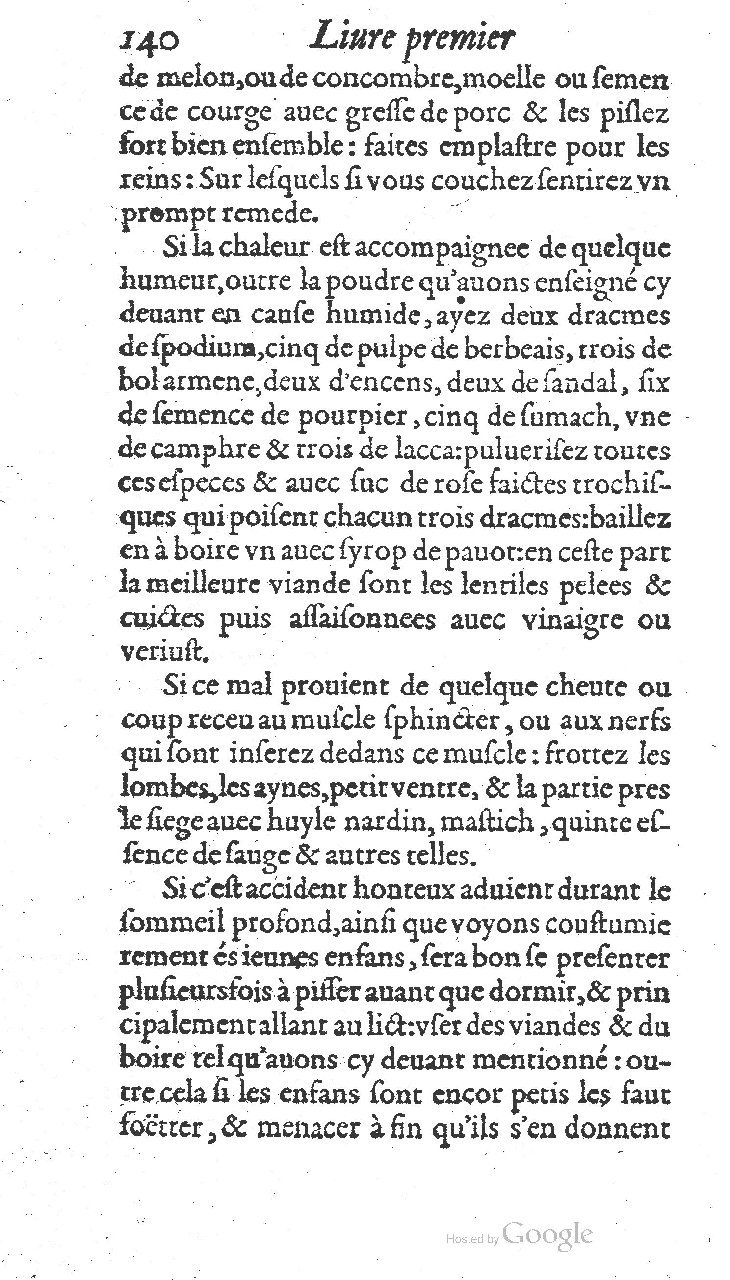 1585 - Jacques du Puis - Trésor des remèdes secrets pour les maladies des femmes - BnF