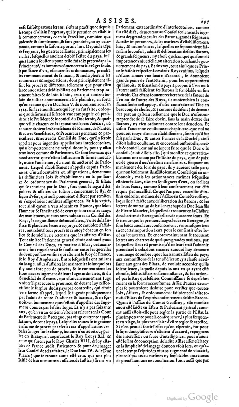 1629 - Veuve Nicolas Buon - Trésor du droit français (29620 T. 1) - BM Lyon