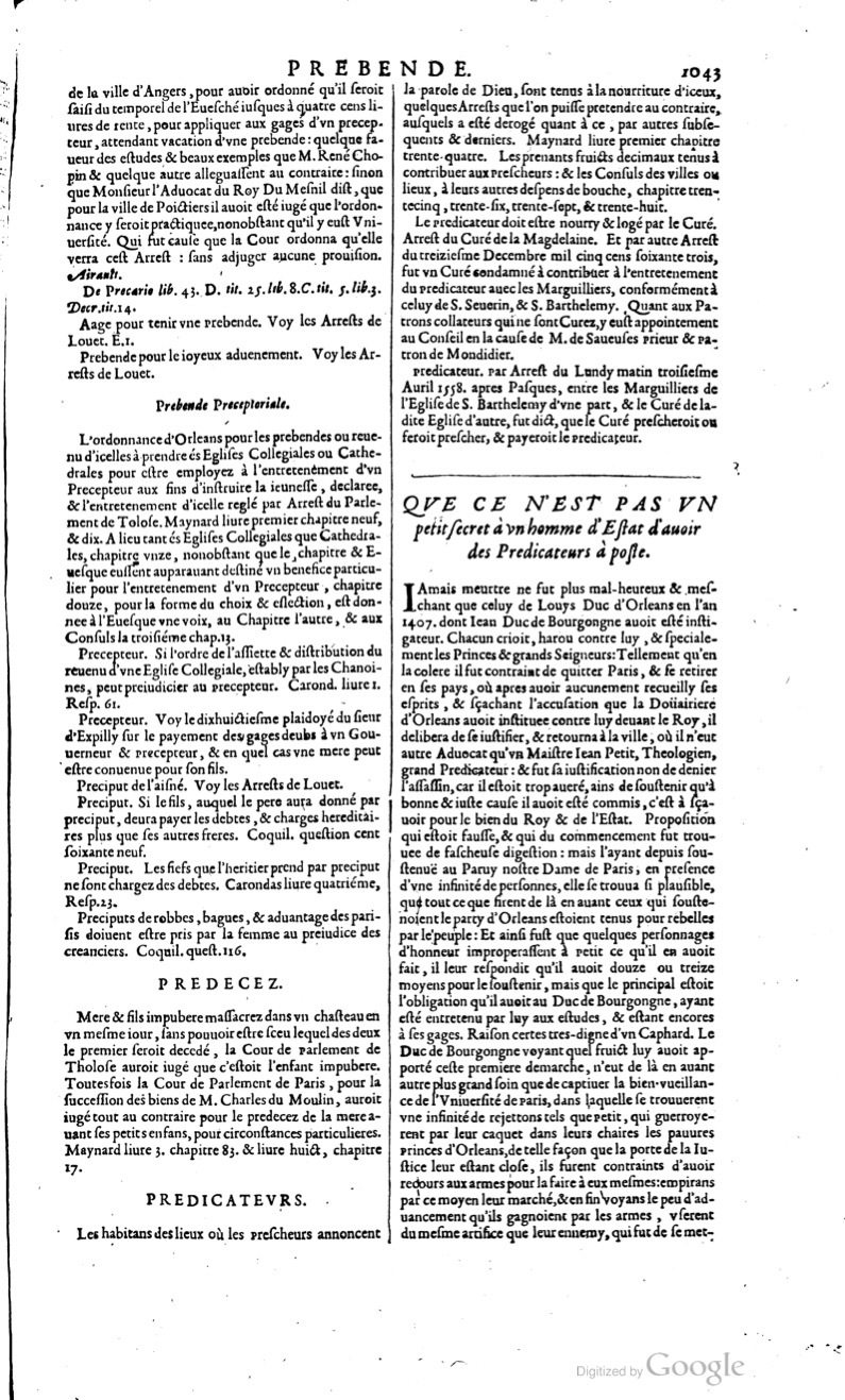 1629 - Veuve Nicolas Buon - Trésor du droit français (29620 T. 2) - BM Lyon