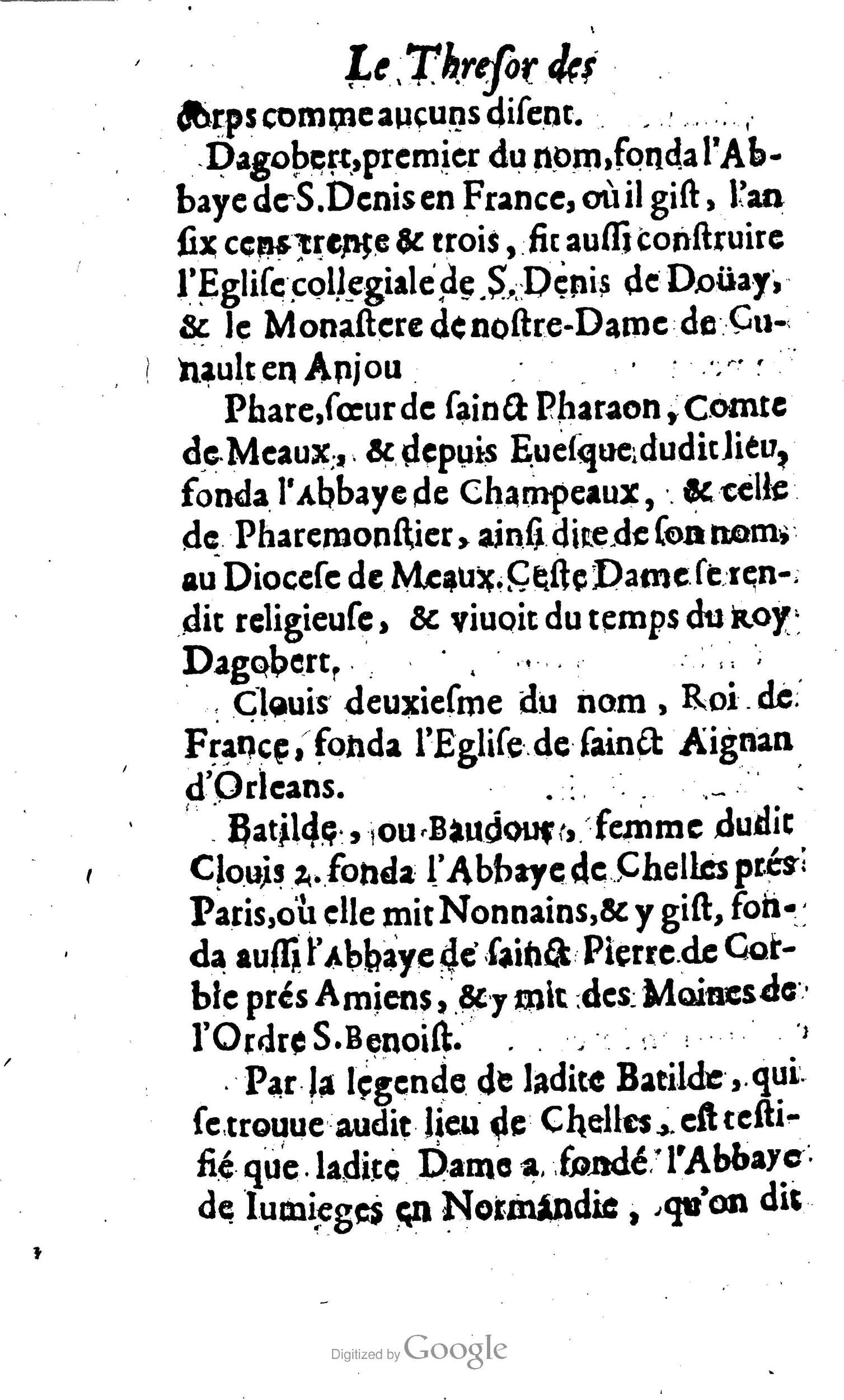 1638 - Jean Corrozet - Trésor des histoires de France - BM Lyon