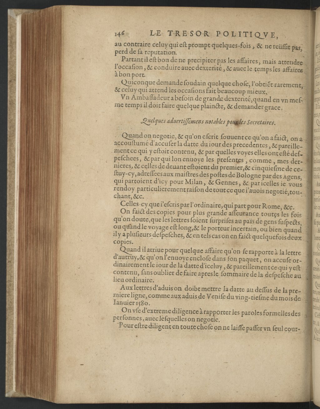 1608 - Nicolas Du Fossé - Trésor politique - BnF Tolbiac