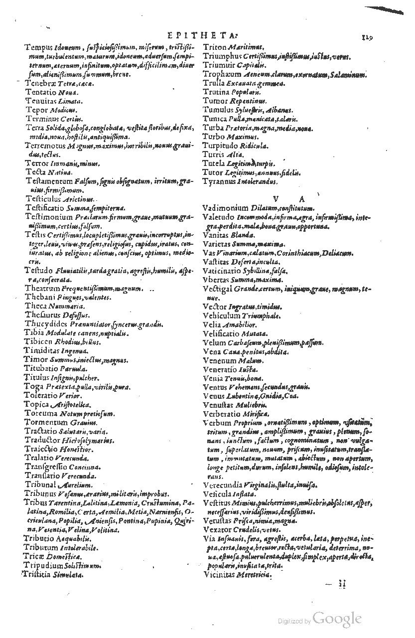 1585 - Simphorianum Beraud et Stephanum Michaëlem - Trésor des mots et traits français - Barcelone