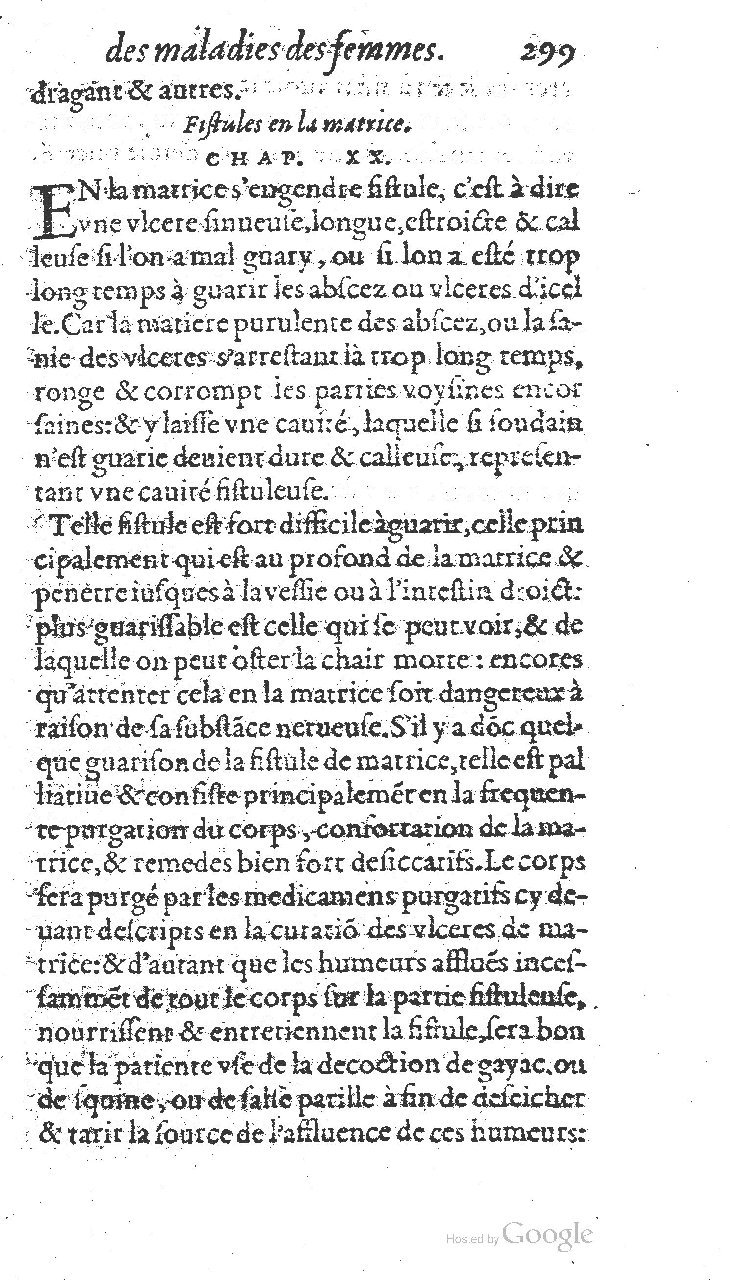 1585 - Jacques du Puis - Trésor des remèdes secrets pour les maladies des femmes - BnF