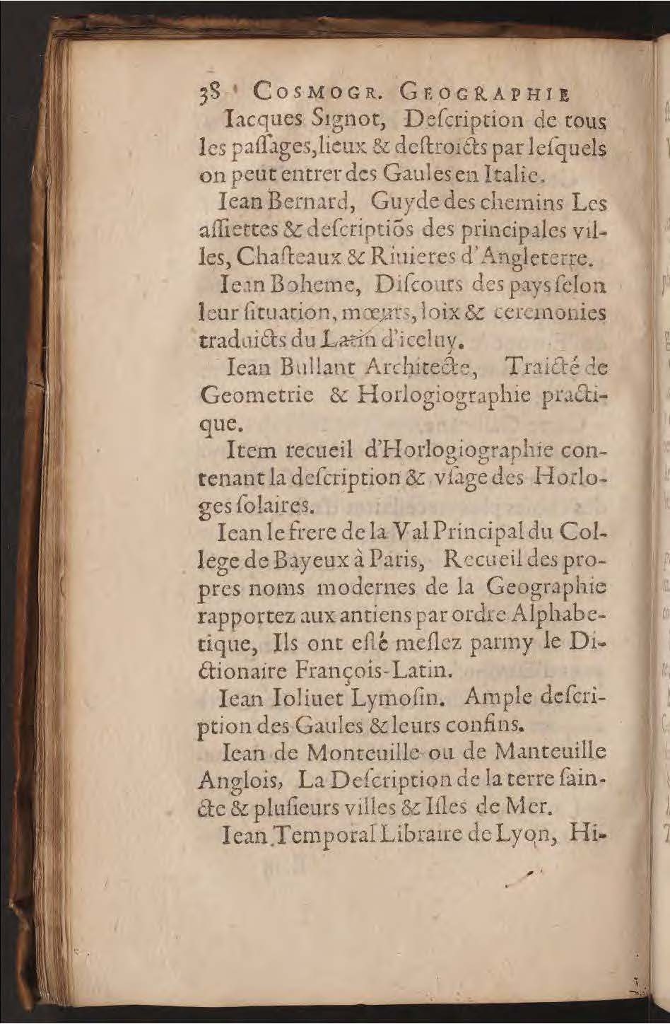 1602 - François Jacquin - Trésor des bons esprits français - BnF Arsenal