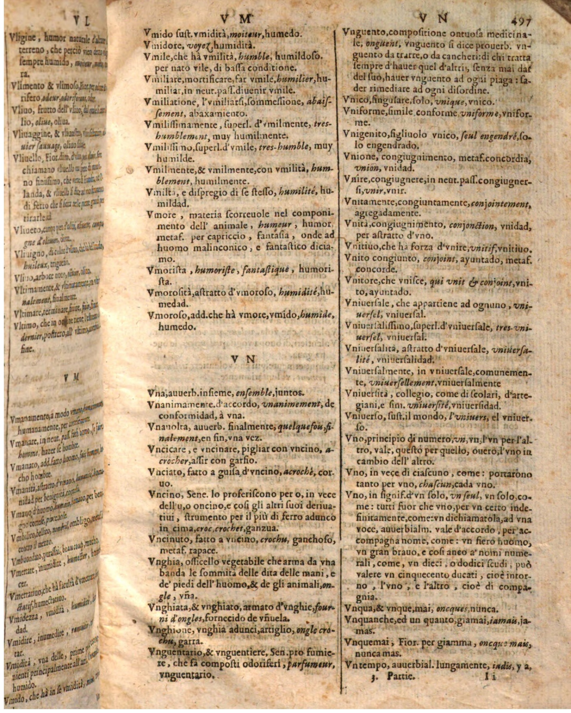1644 - Jacques Crespin - Trésor des trois langues - Passau 1644 - Jacques Crespin - Trésor des trois langues - Passau