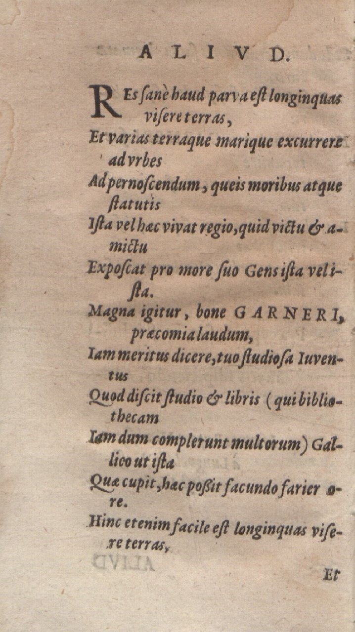 1612 - Dominicus Custos - Trésor des proverbes français  - Bibliopol-Olomuc